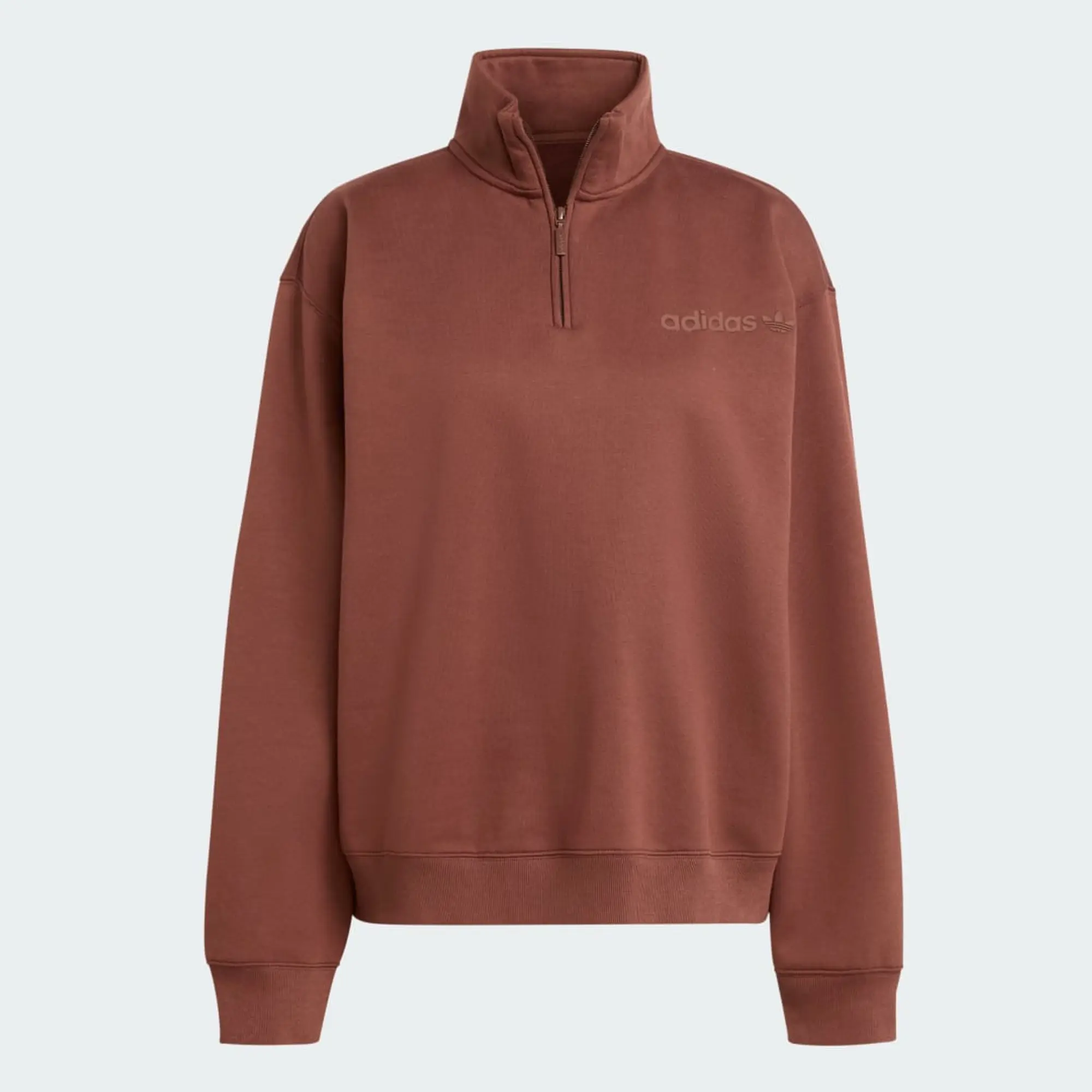 adidas Essentials Linear Quarter-Zip Oversized