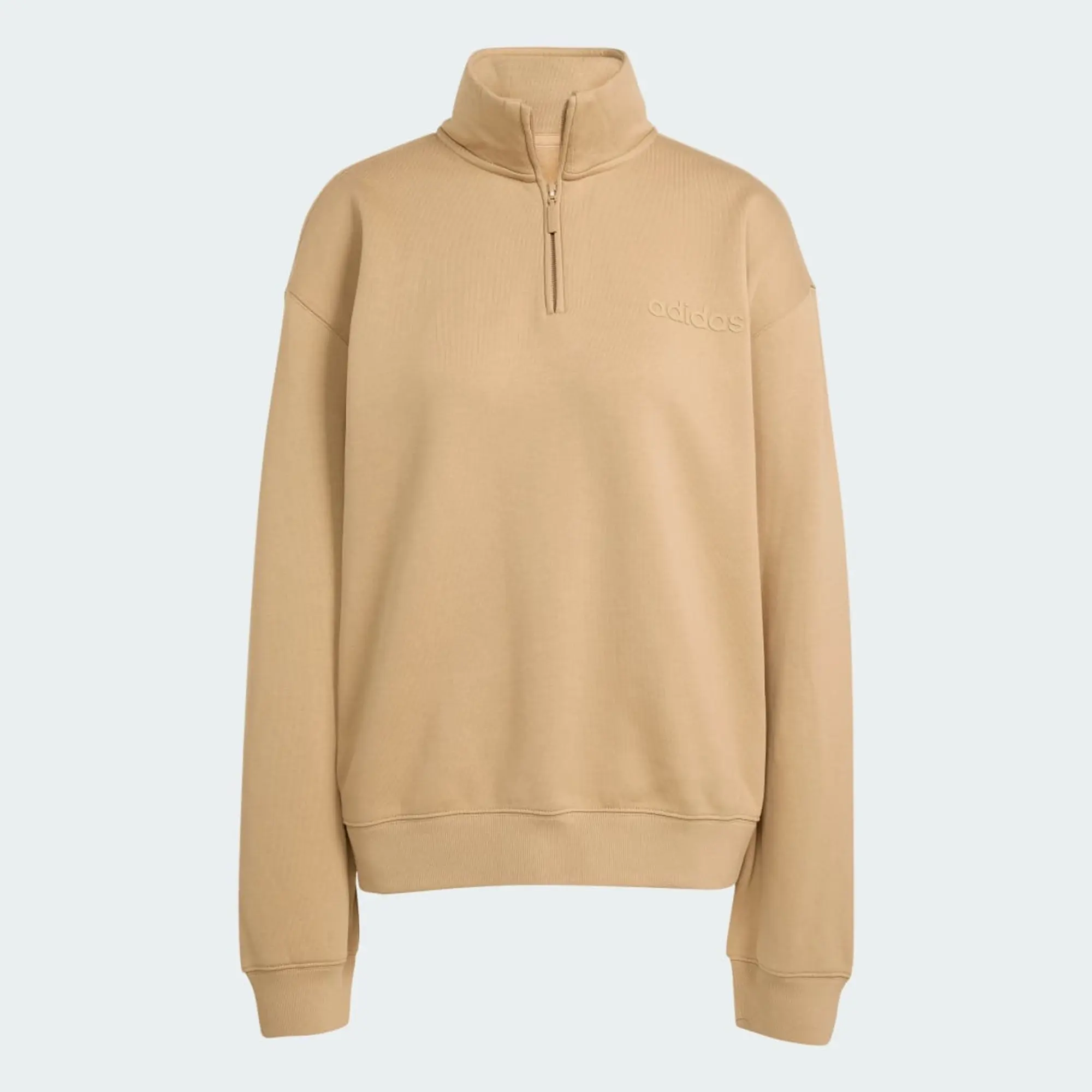 adidas Essentials Linear Quarter-Zip Oversized