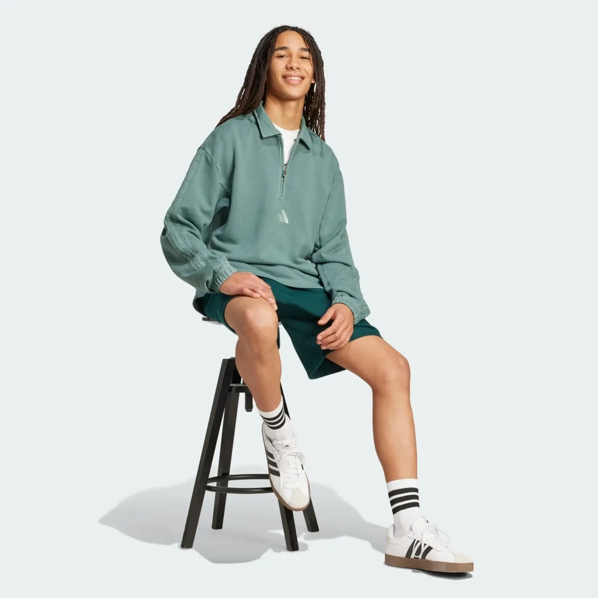 adidas All SZN French Terry Washed Half-Zip