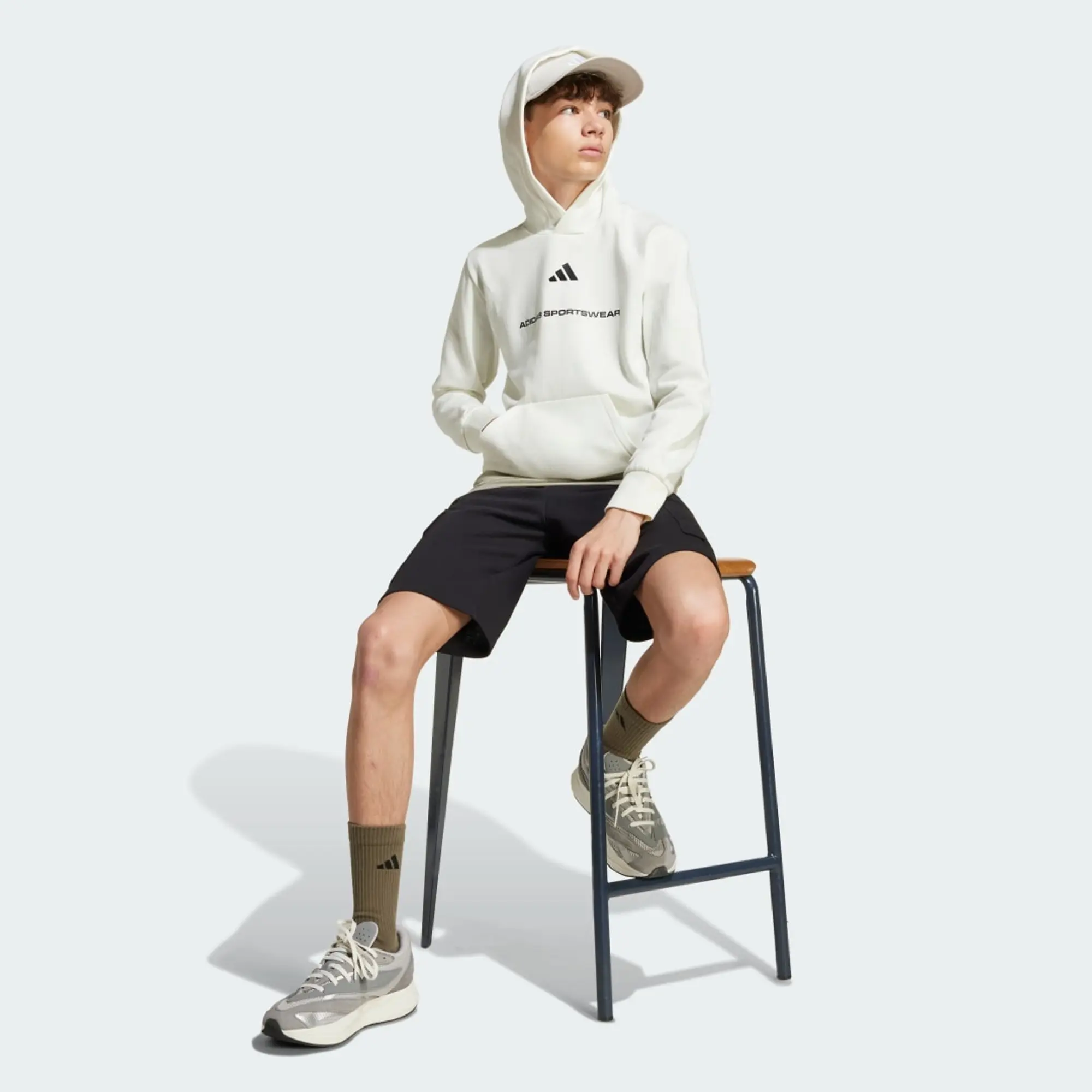 adidas adidas Boys Slogan Fleece Hoodie Kids