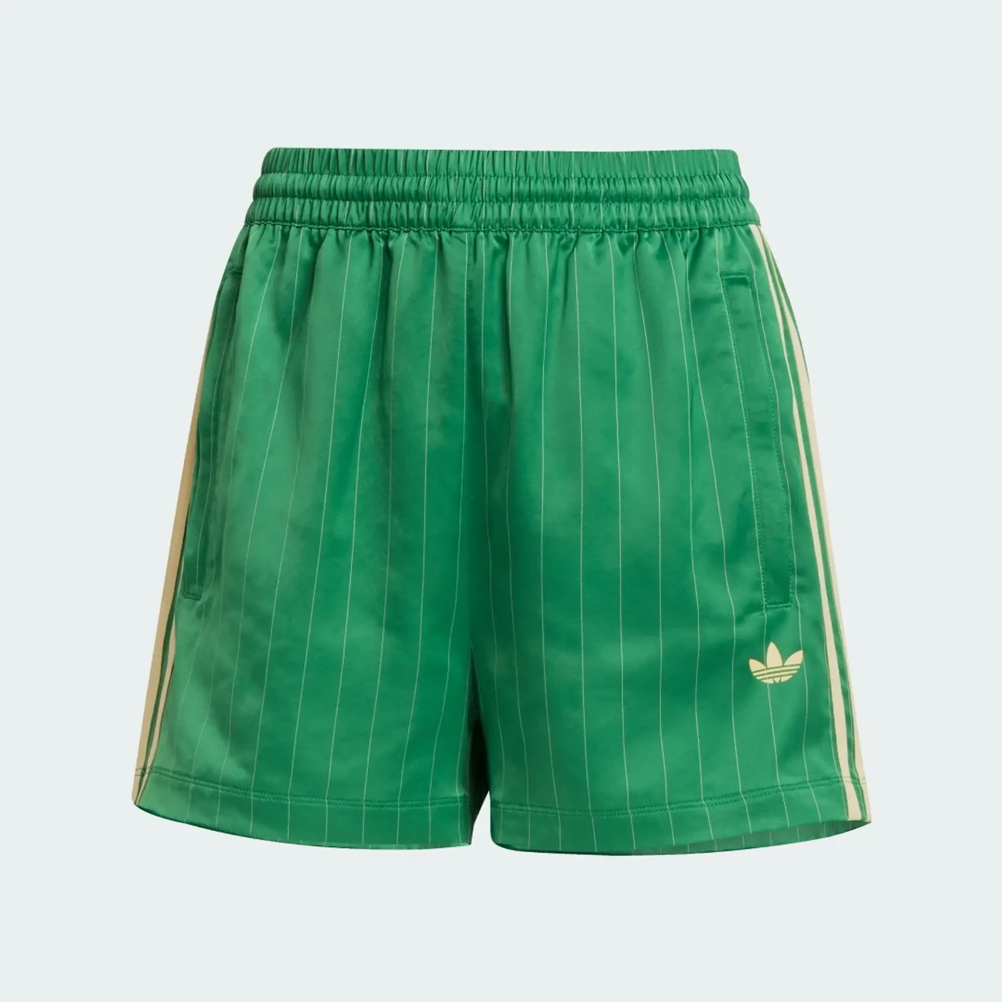 adidas☆Originals Satin Shorts ショートパンツ 2色【UK発】 adidas adidas Originals Pin-stripe Satin Shorts | KD2284