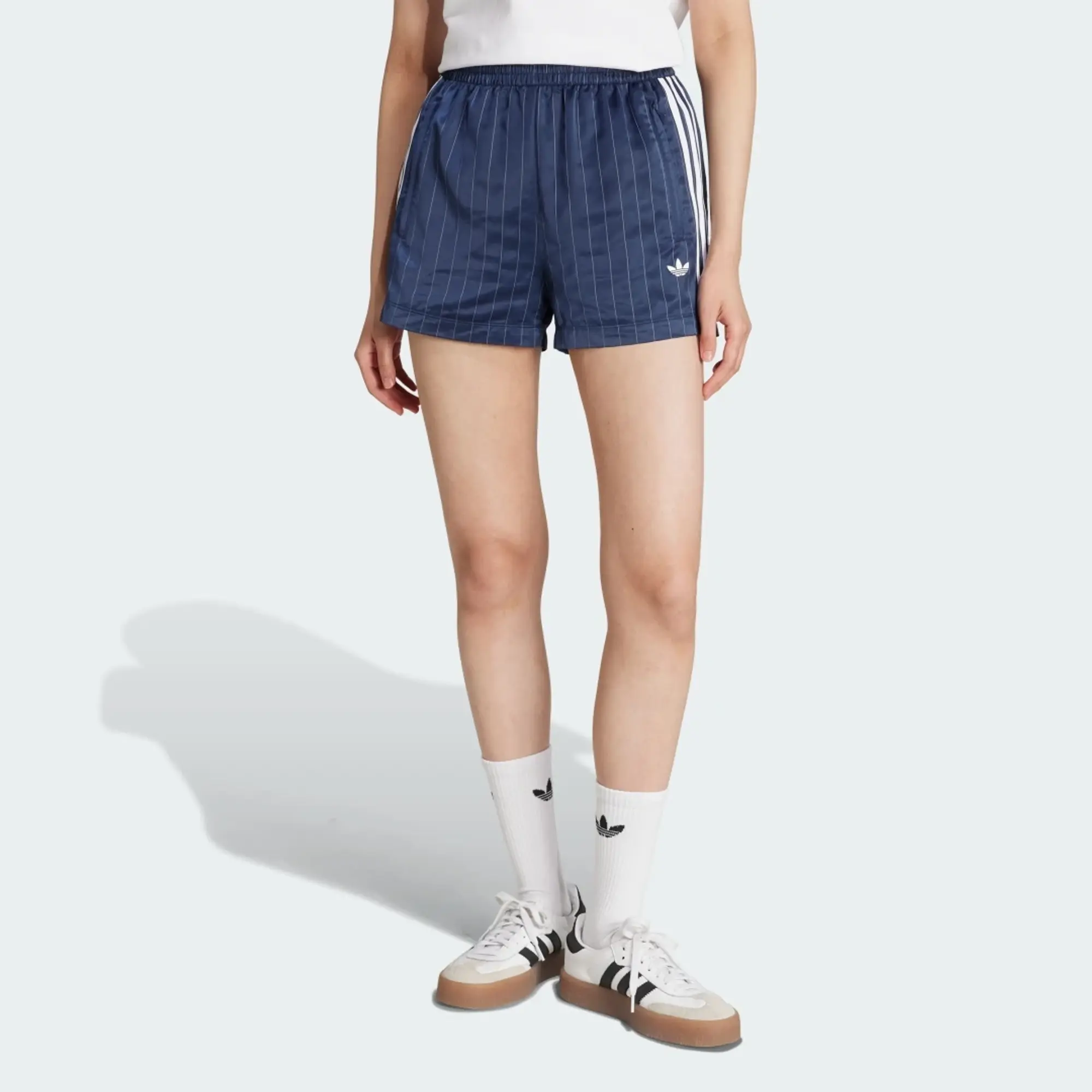 adidas adidas Originals Pin-stripe Satin Shorts