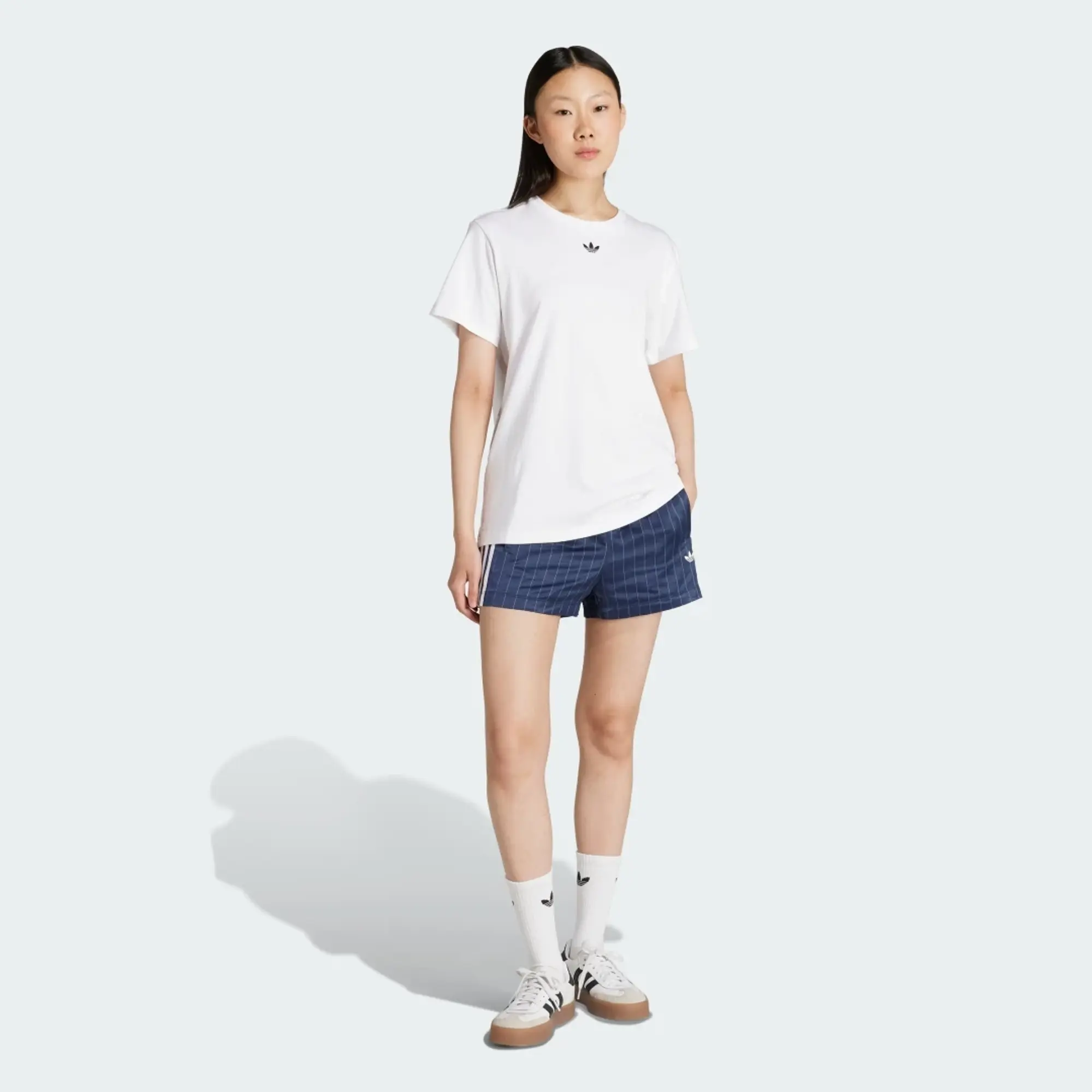 adidas adidas Originals Pin-stripe Satin Shorts