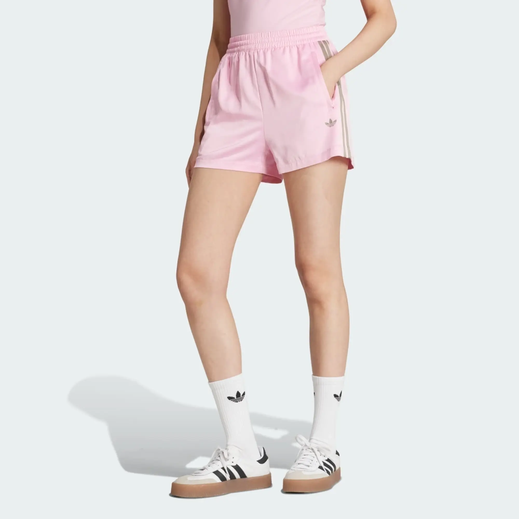adidas adidas Originals Pin-stripe Satin Shorts