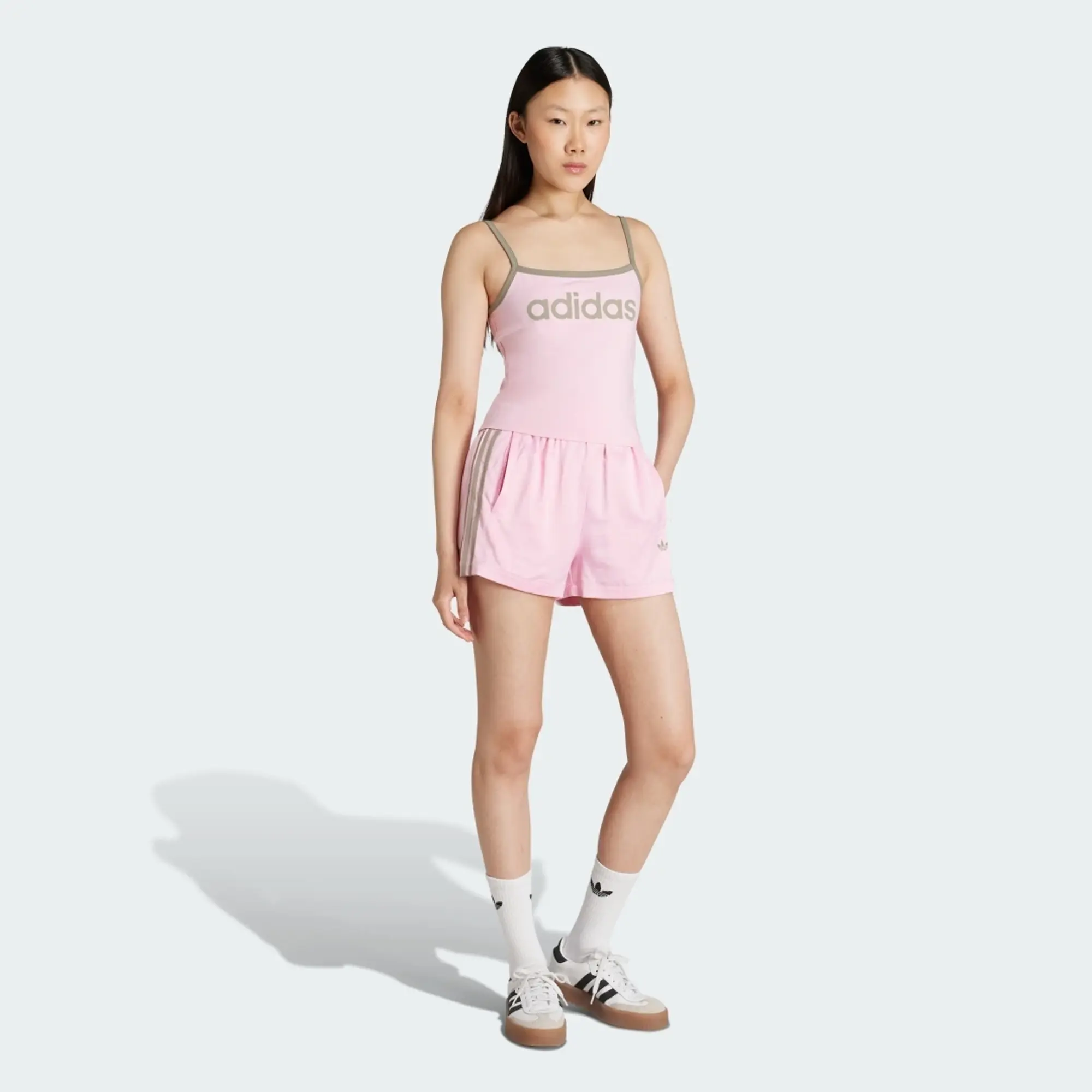 adidas adidas Originals Pin-stripe Satin Shorts
