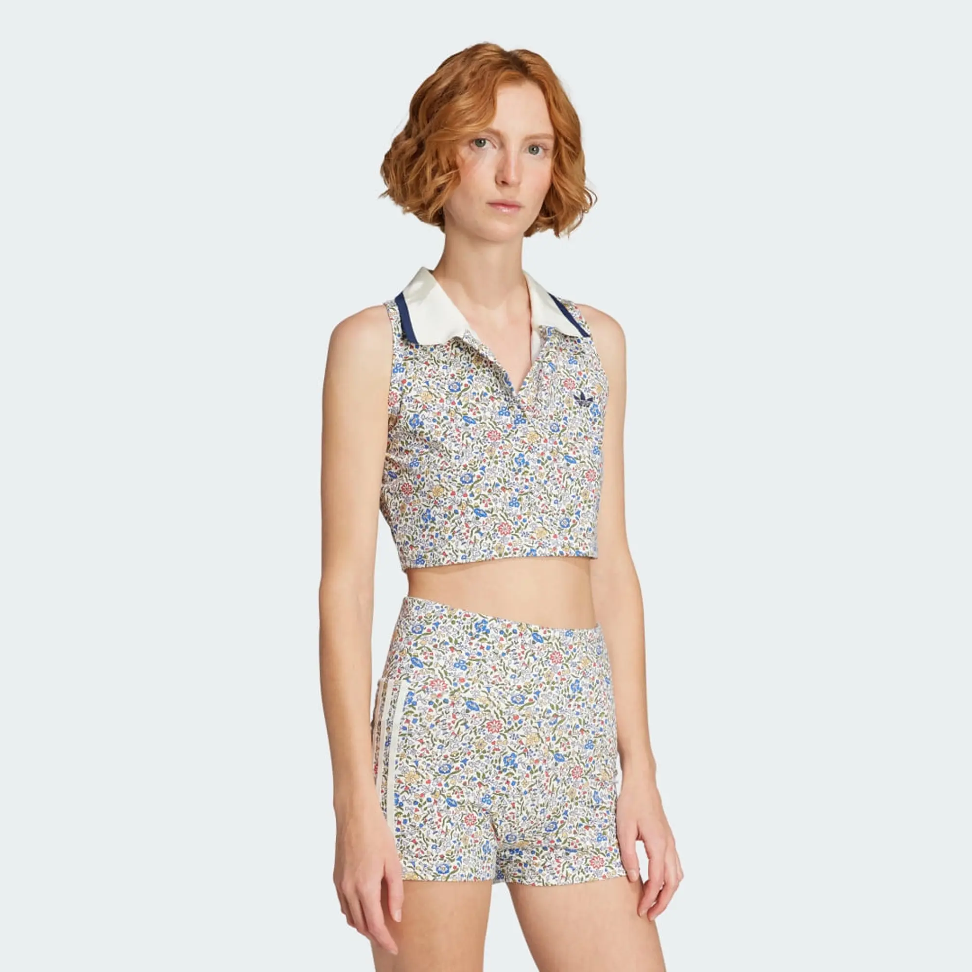 adidas adidas Originals x Liberty London Sleeveless Crop Polo