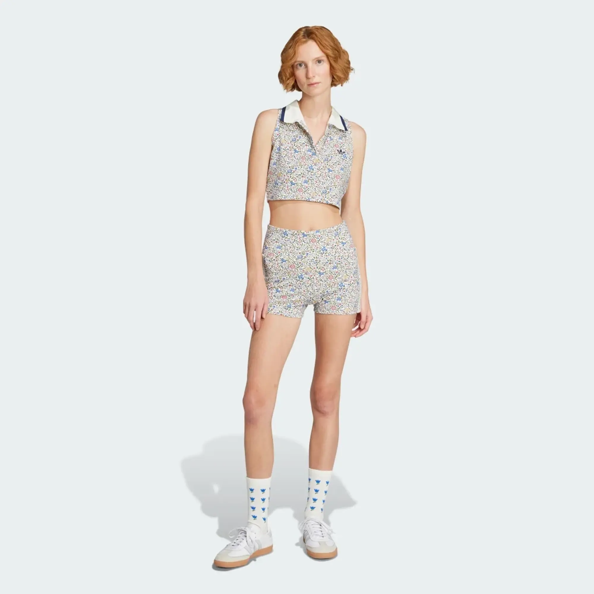 adidas adidas Originals x Liberty London Sleeveless Crop Polo