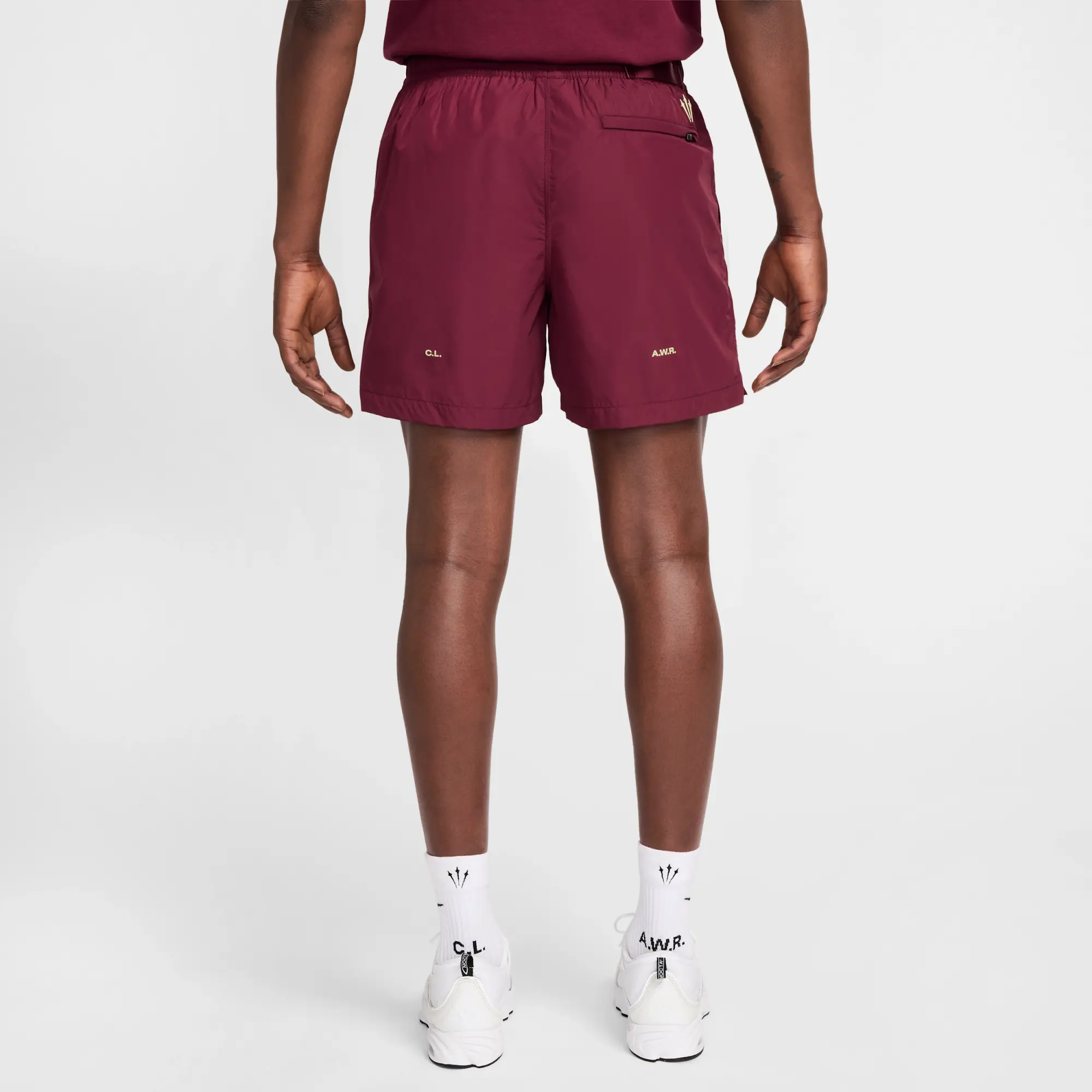 Nike NOCTA Cardinal Nylon Shorts - Red - Nylon