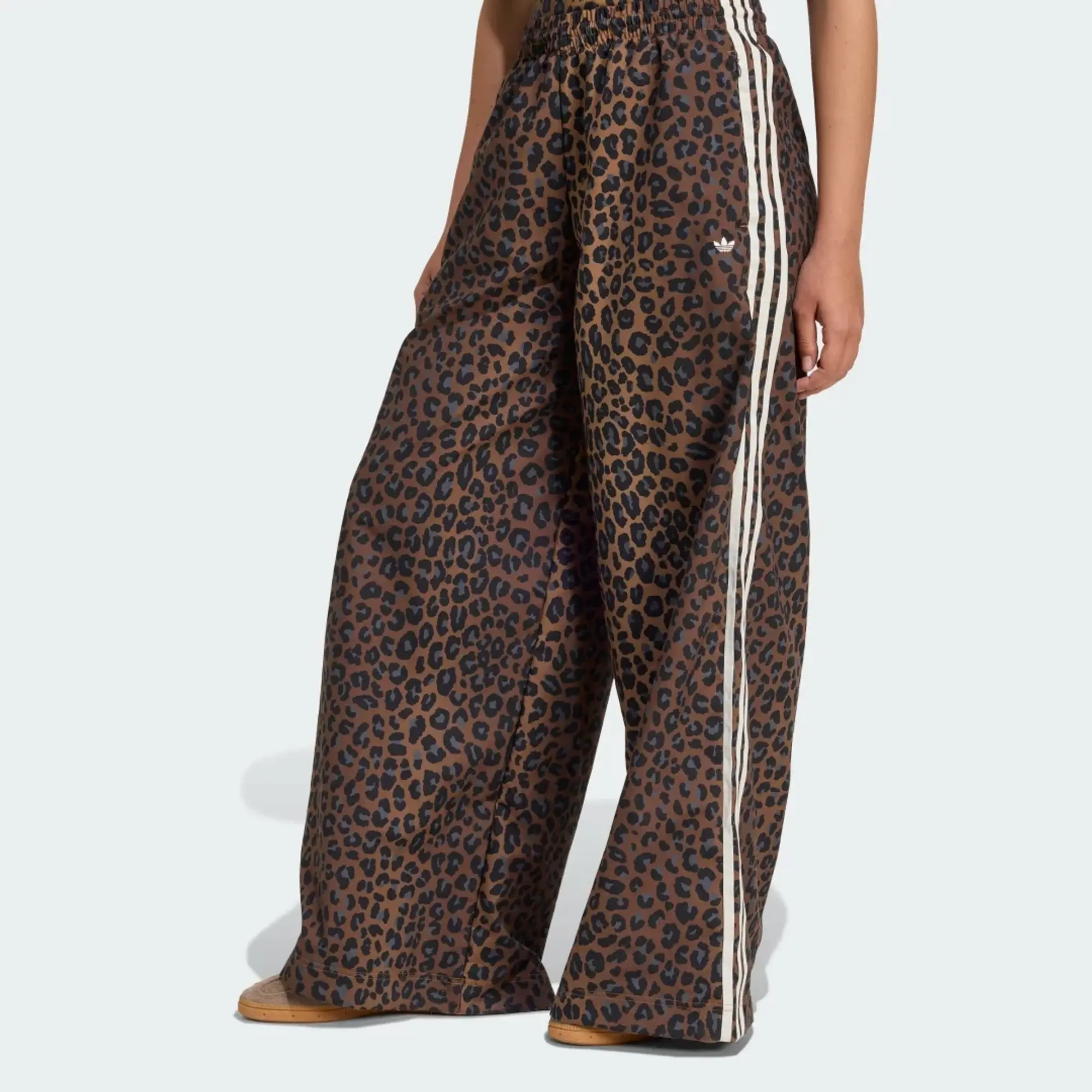 adidas Leopard Firebird Oversized Track Tracksuit Bottoms