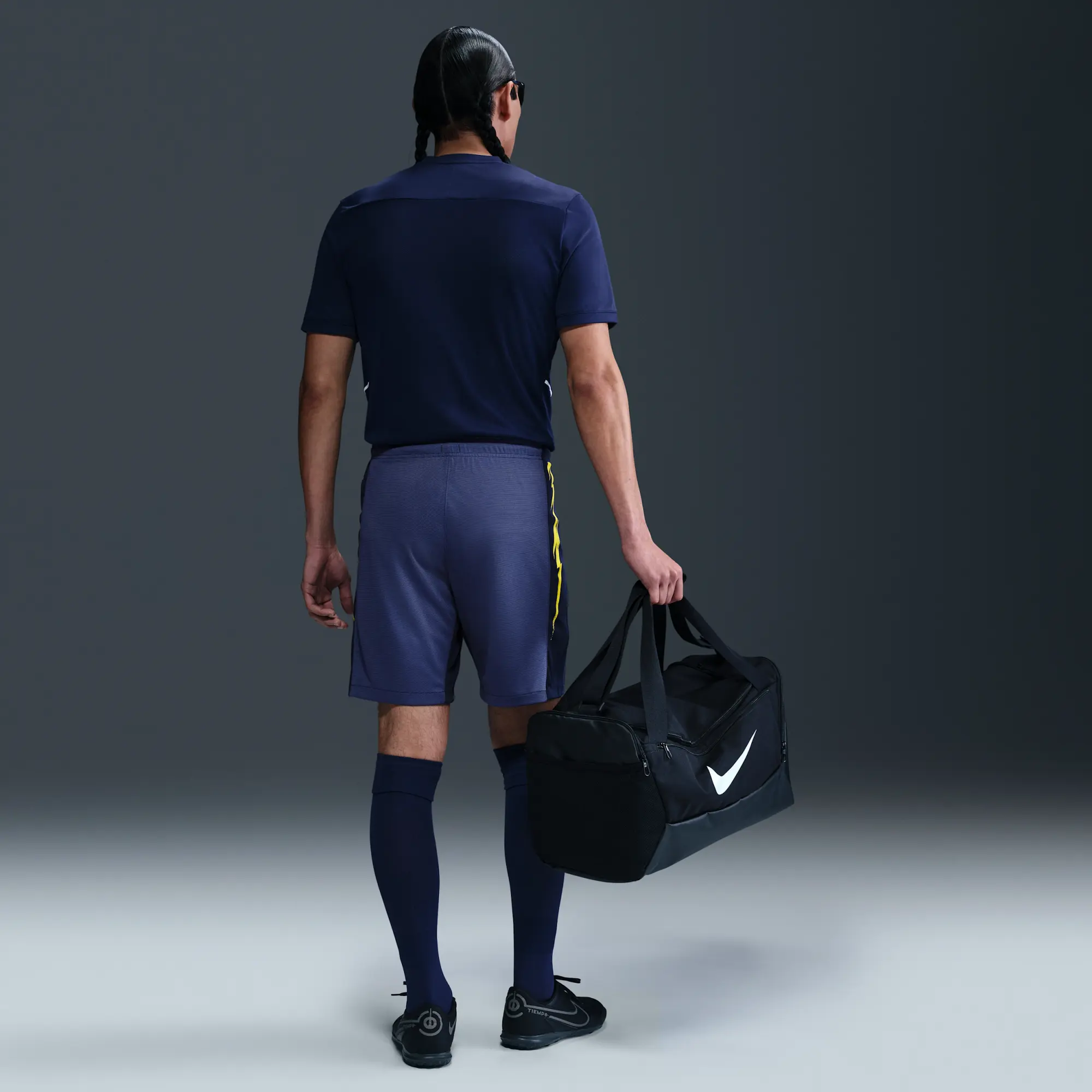 Atlético Madrid 2025/26 Stadium Away Men's Nike Dri-FIT Football Replica Shorts - Blue - Polyester