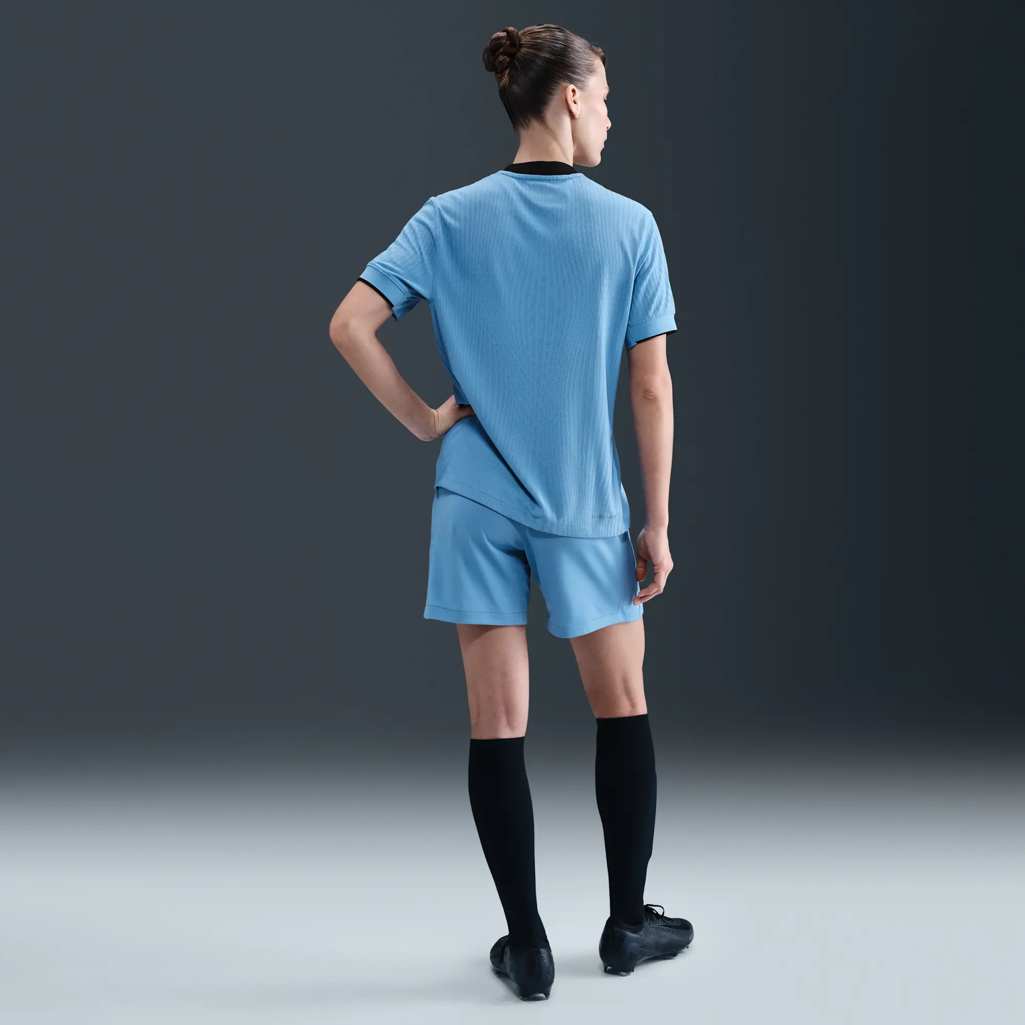Netherlands 2025/26 Stadium Away Women's Nike Dri-FIT Football Replica Shorts - Blue - Polyester