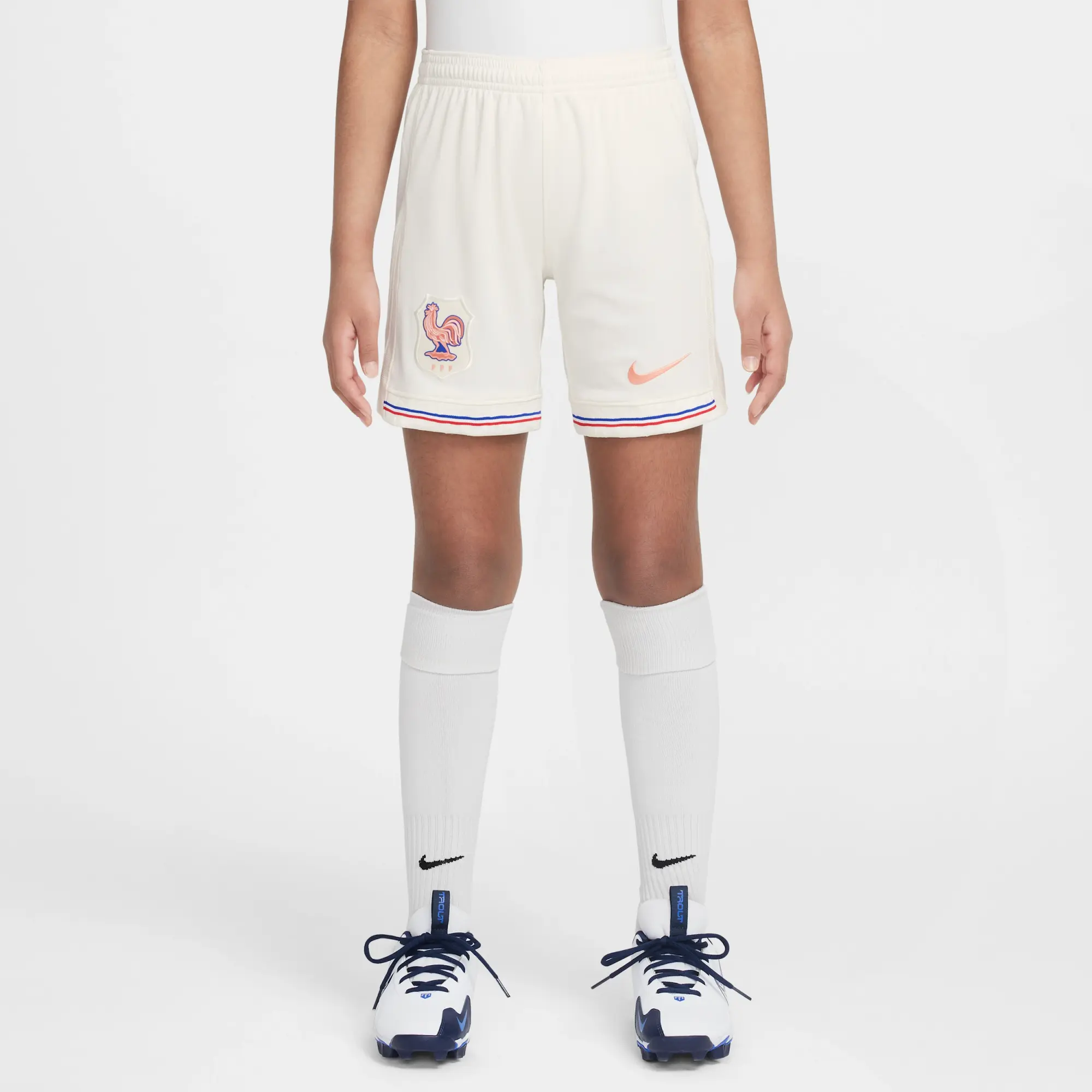 FFF 2025/26 Stadium Away Older Kids' Nike Dri-FIT Football Replica Shorts - Brown - Polyester