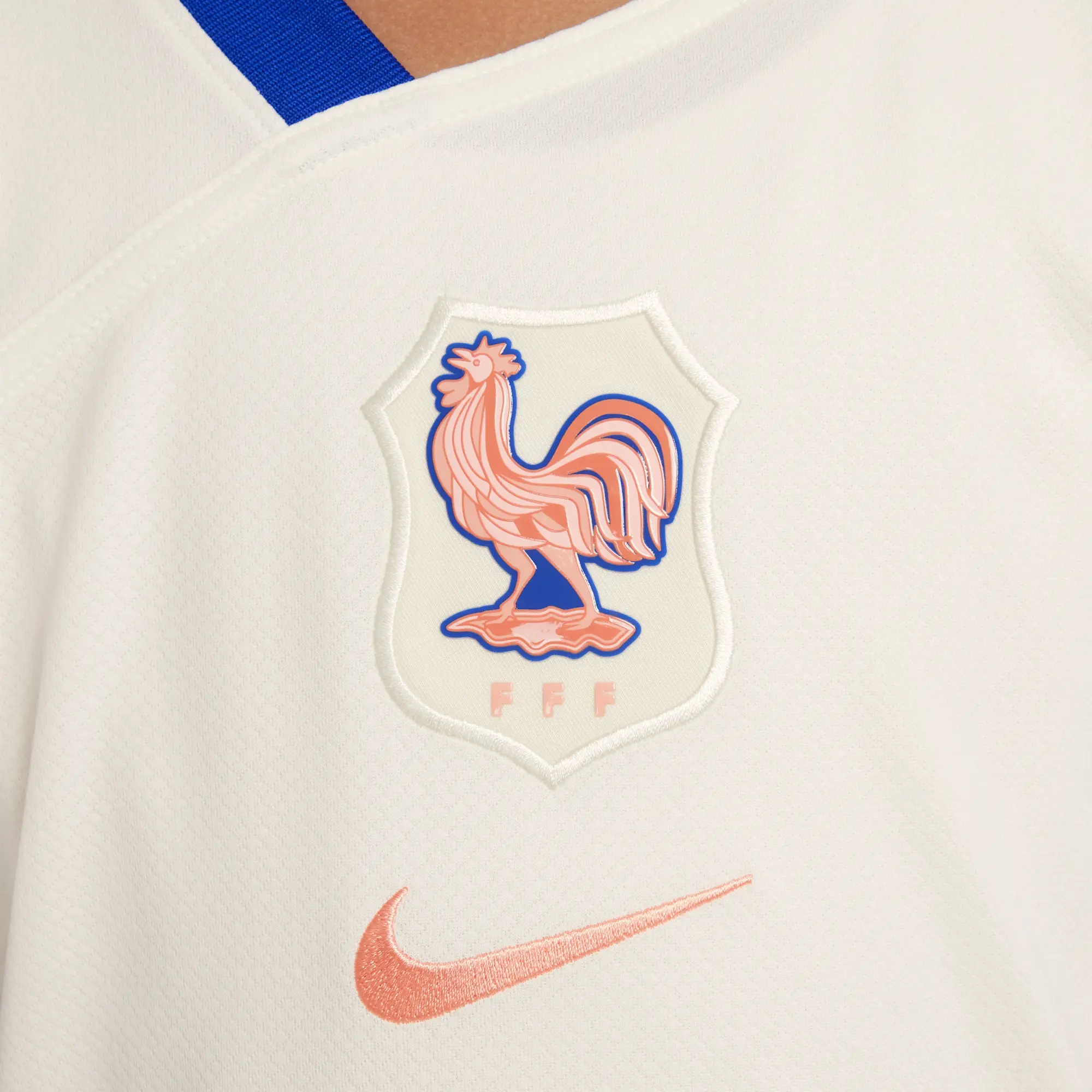 FFF 2025 Stadium Away (Women's Team) Big Kids' Nike Dri-FIT Soccer Replica Jersey - Brown - Polyester