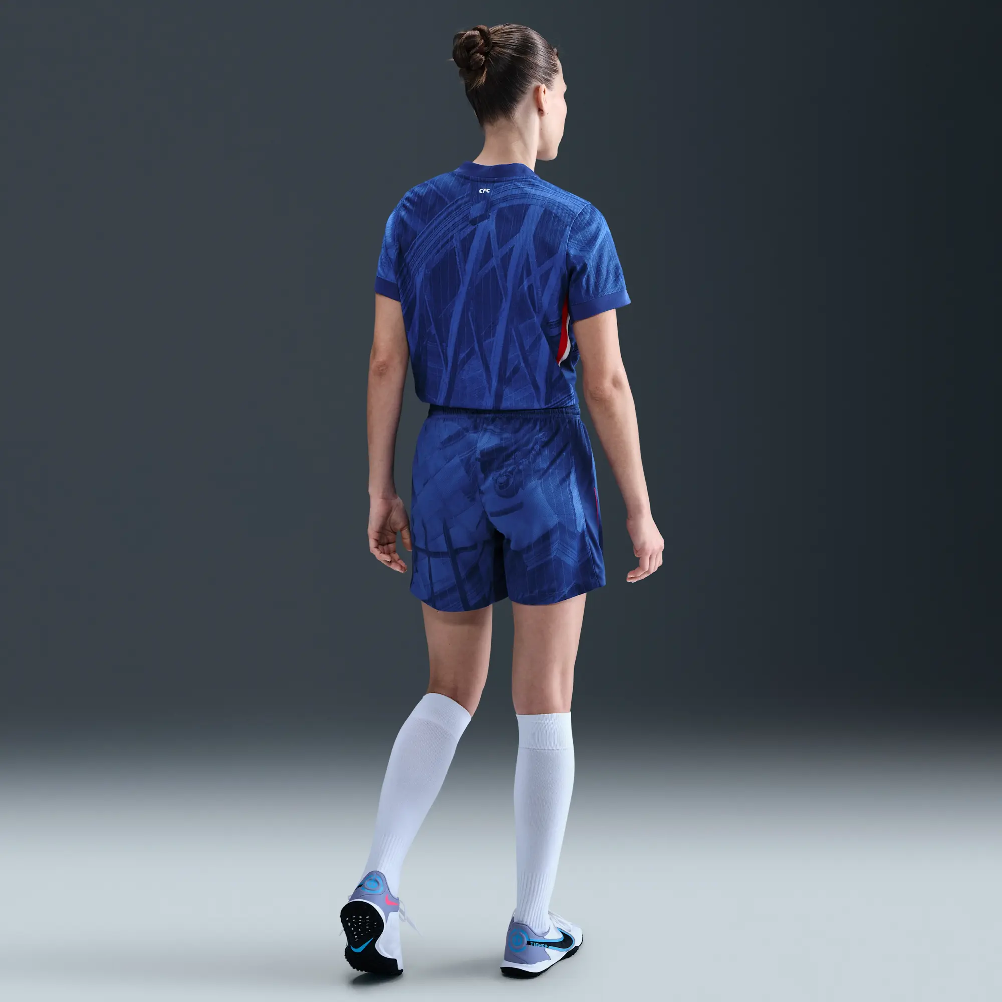 Chelsea F.C. 2025/26 Stadium Home Women's Nike Dri-FIT Football Replica Shorts - Blue - Polyester