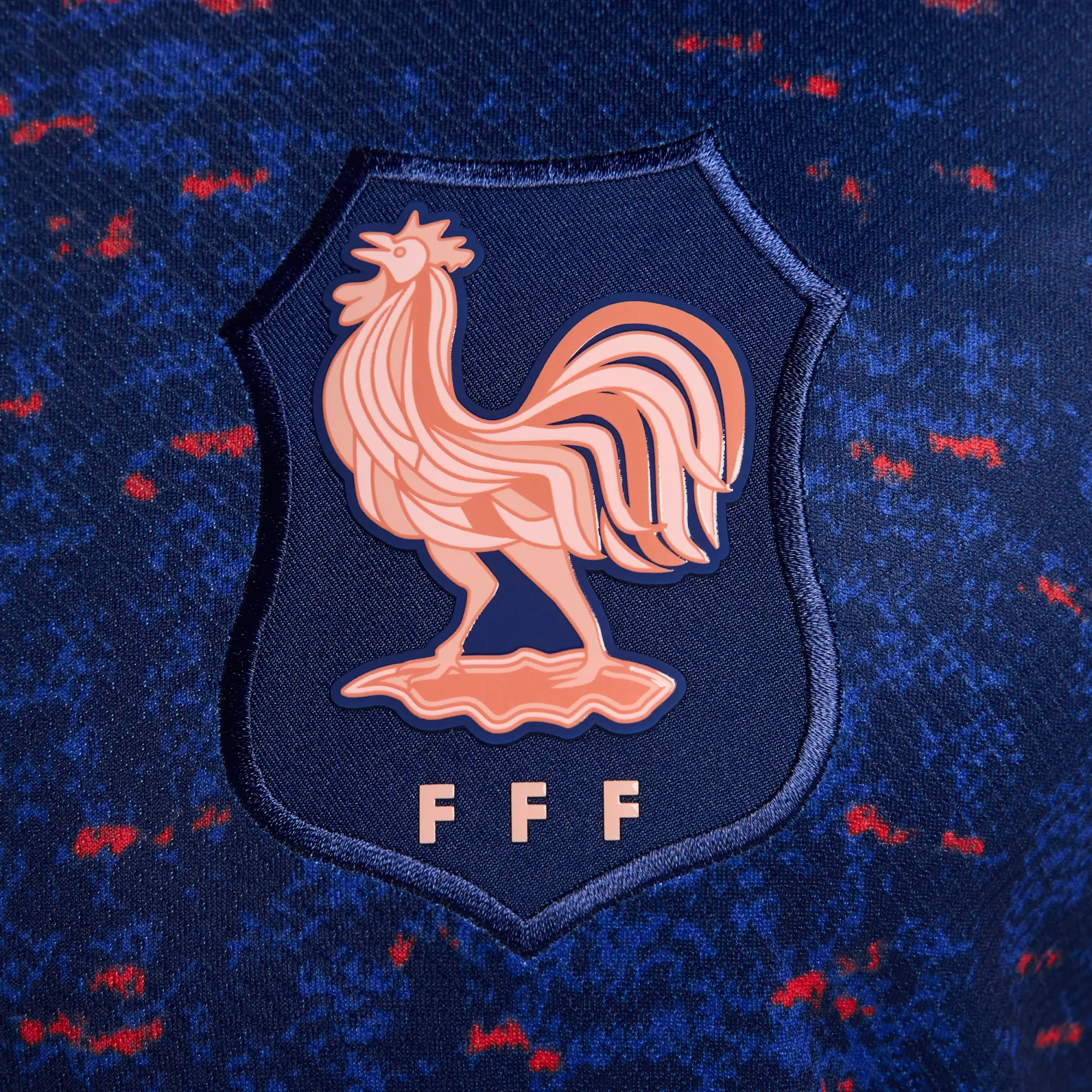 FFF 2025 Stadium Home (Women's Team) Men's Nike Dri-FIT Soccer Replica Jersey - Blue - Polyester