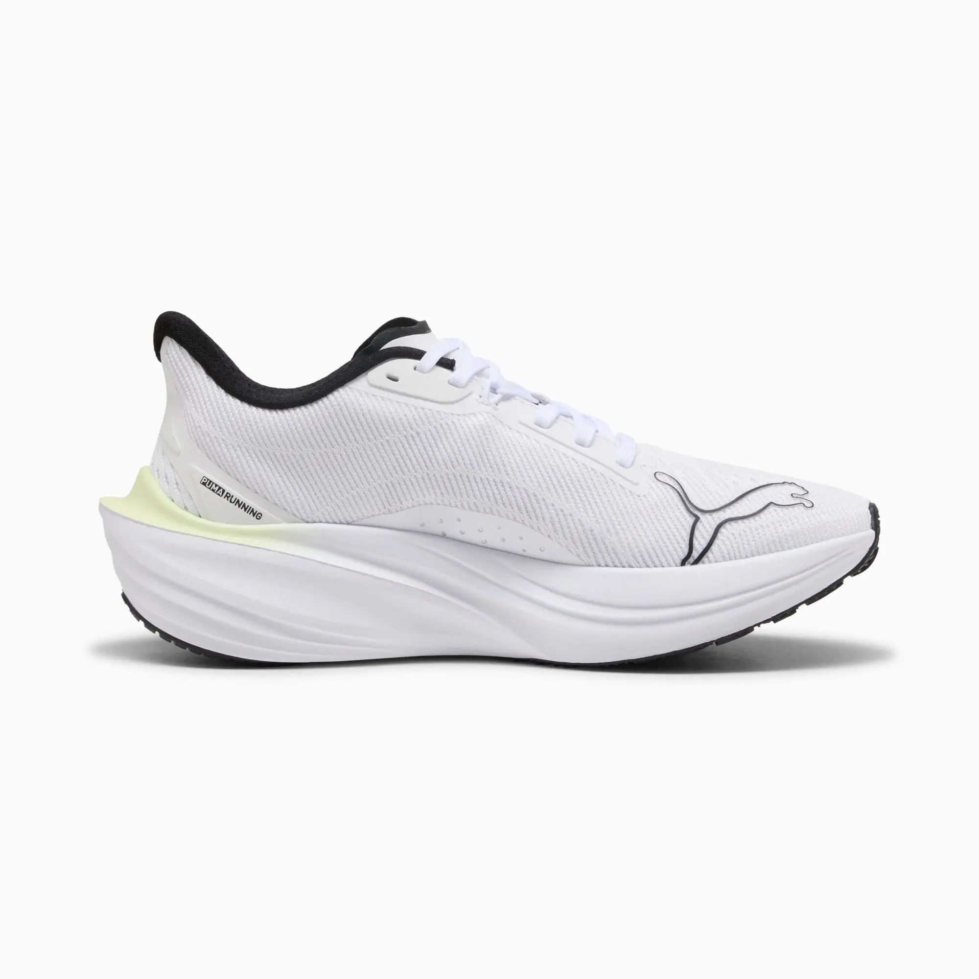 PUMA Darter Pro Running Shoes, White/Black/Mint Melt, size 10