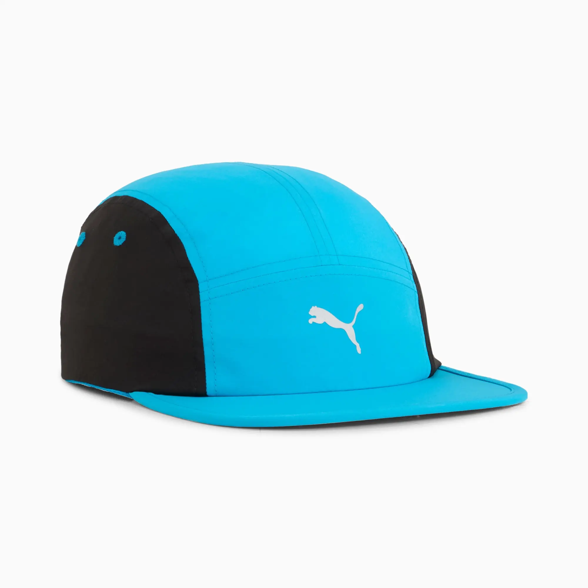 PUMA Essentials Running 5 Panel Cap, Speed Blue, size Large