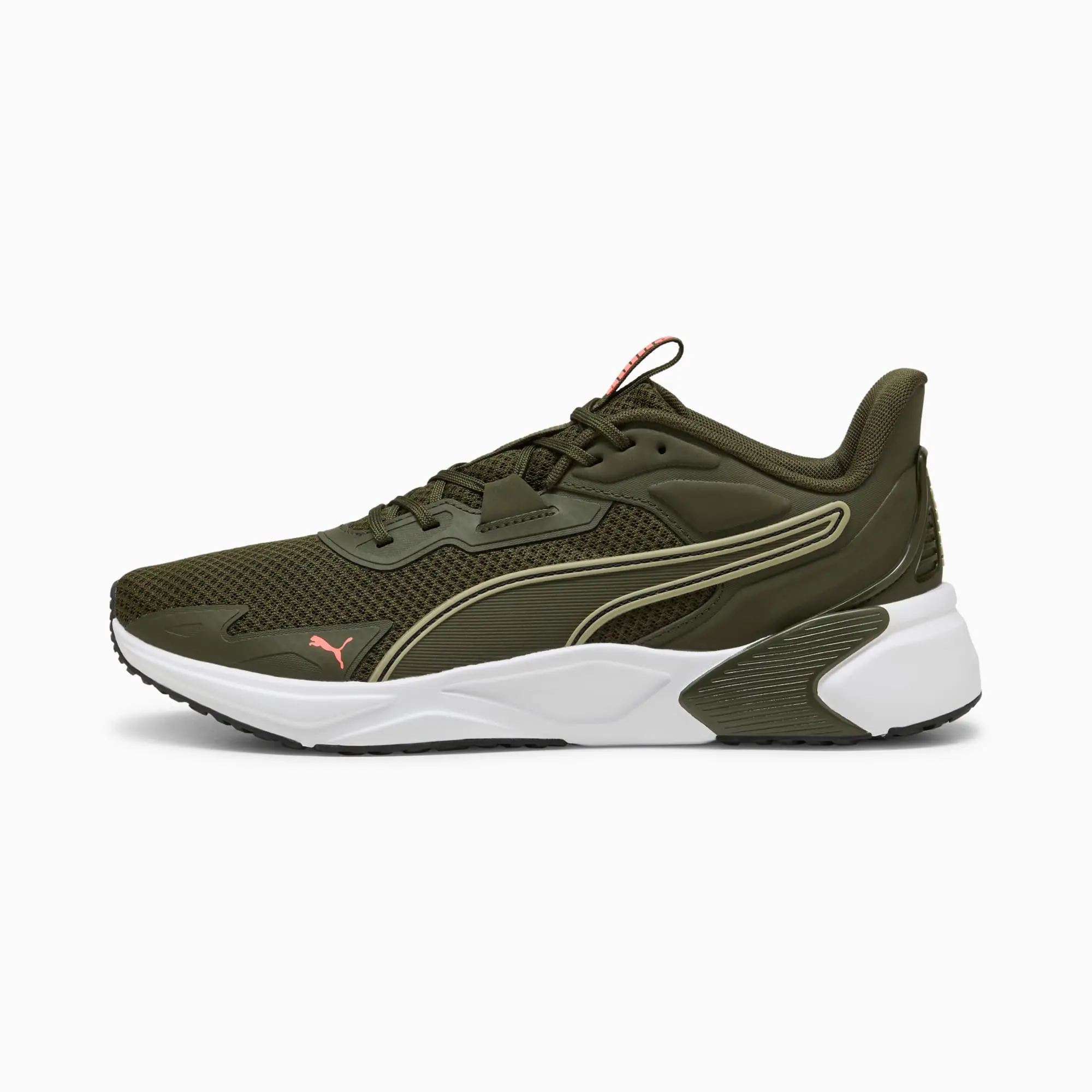 PUMA Disperse XT 4 Training Shoes, Dark Olive/Lux Army, size 10