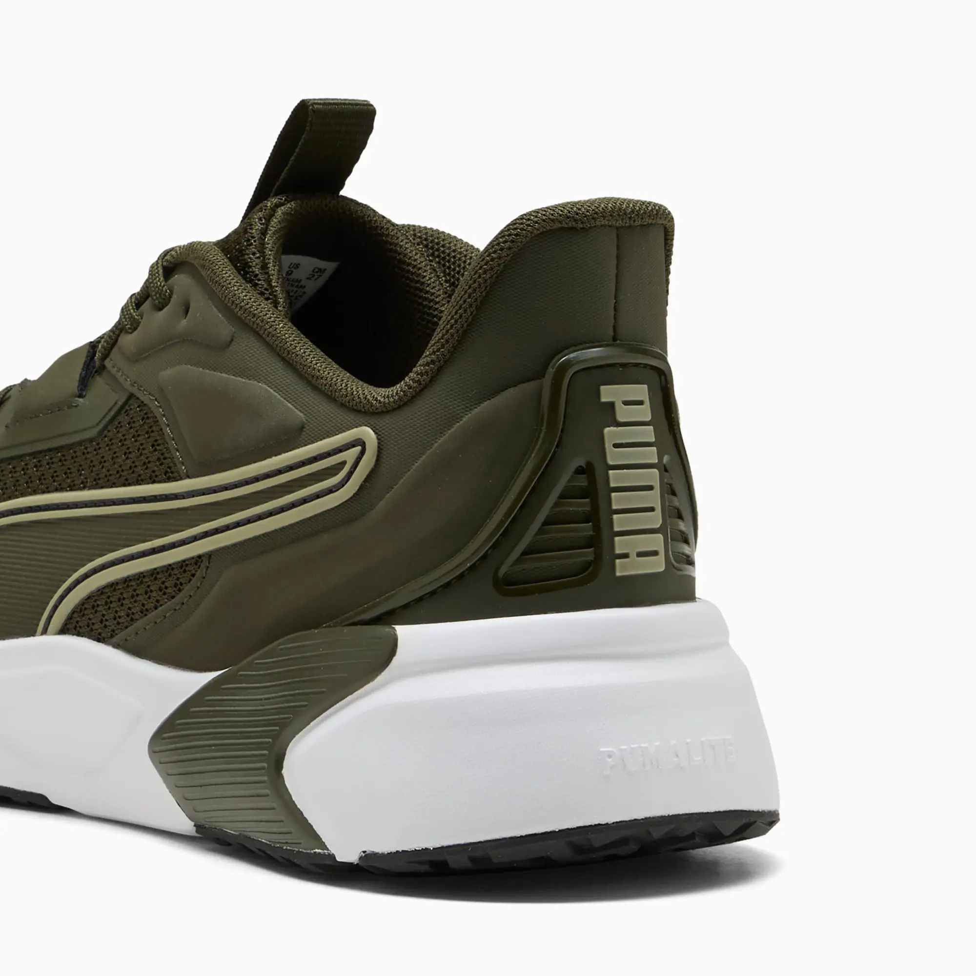 PUMA Disperse XT 4 Training Shoes, Dark Olive/Lux Army, size 10