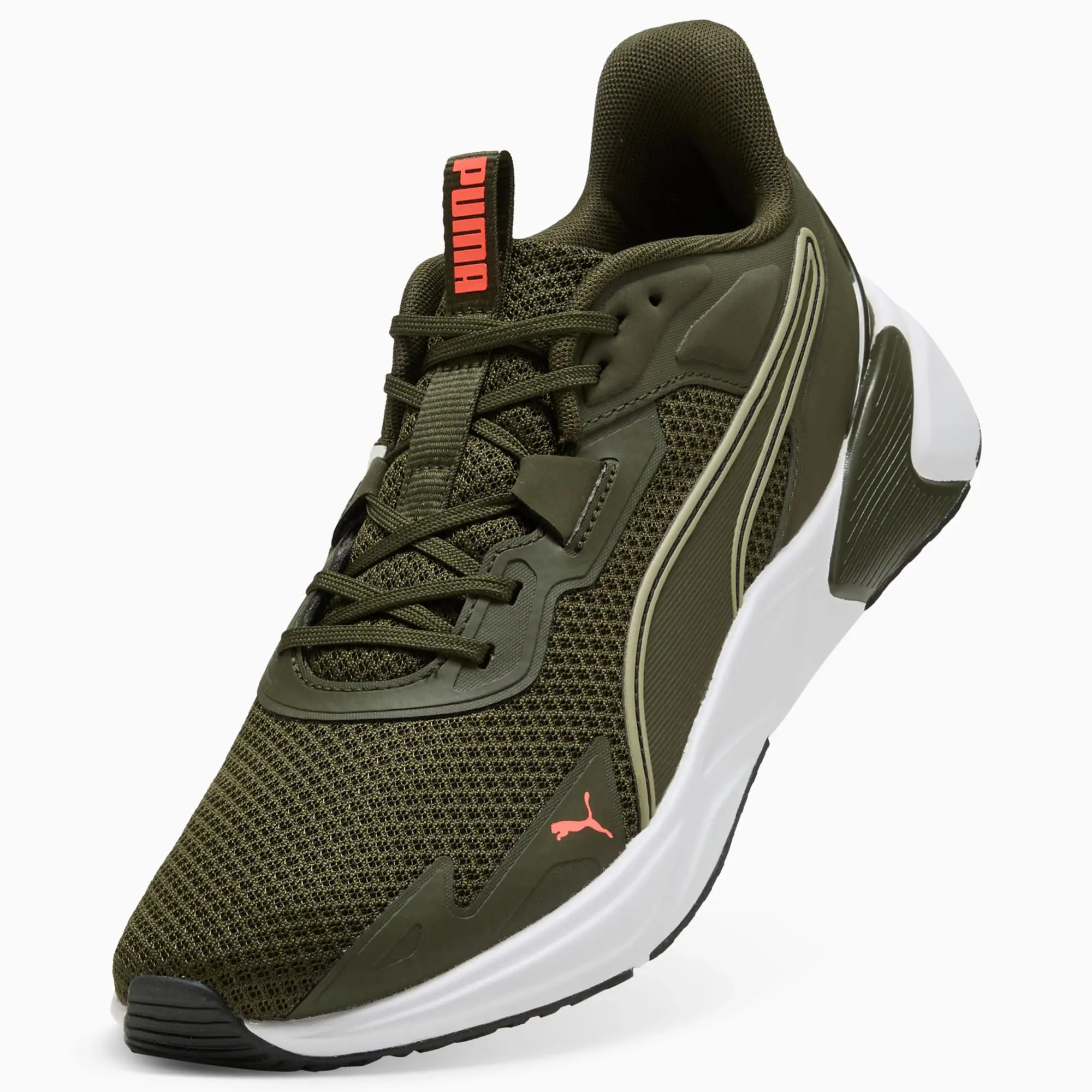 PUMA Disperse XT 4 Training Shoes, Dark Olive/Lux Army, size 10