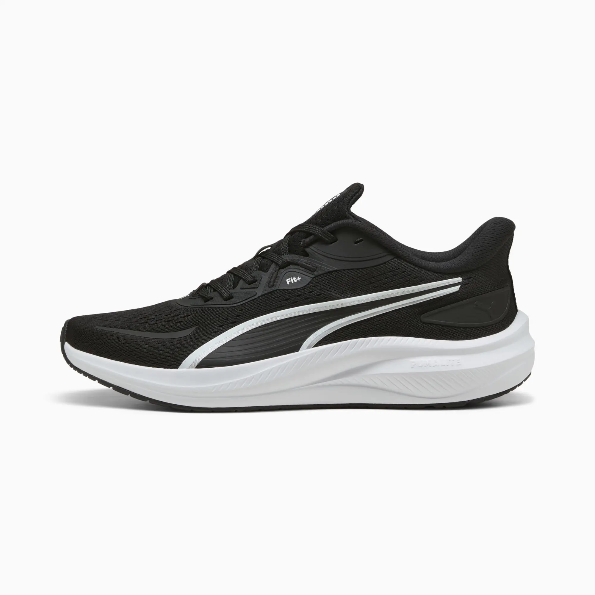 PUMA Skyrocket Lite 2 Running Shoes Unisex, Black/White/Silver, size 10