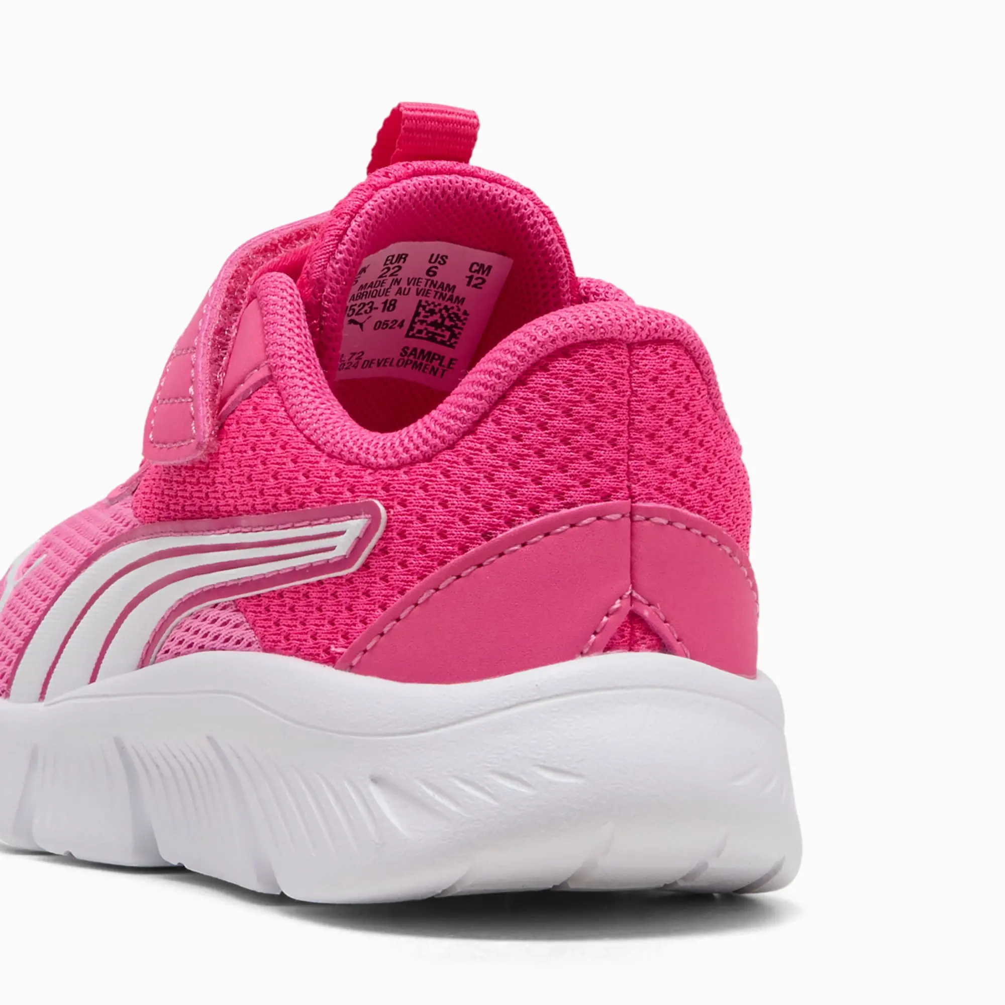 PUMA Flexfocus Modern Sneakers Toddler, Glowing Pink/Posie Pink/White, size 3