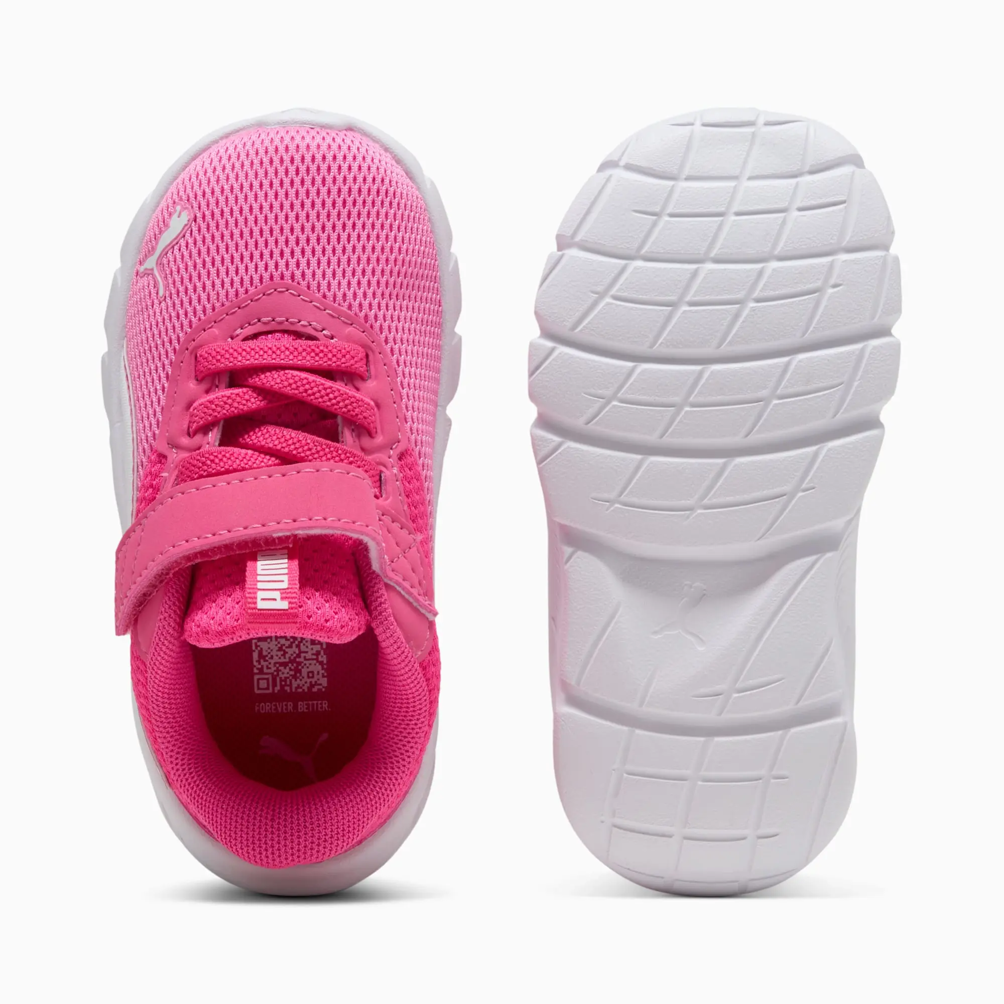 PUMA Flexfocus Modern Sneakers Toddler, Glowing Pink/Posie Pink/White, size 3