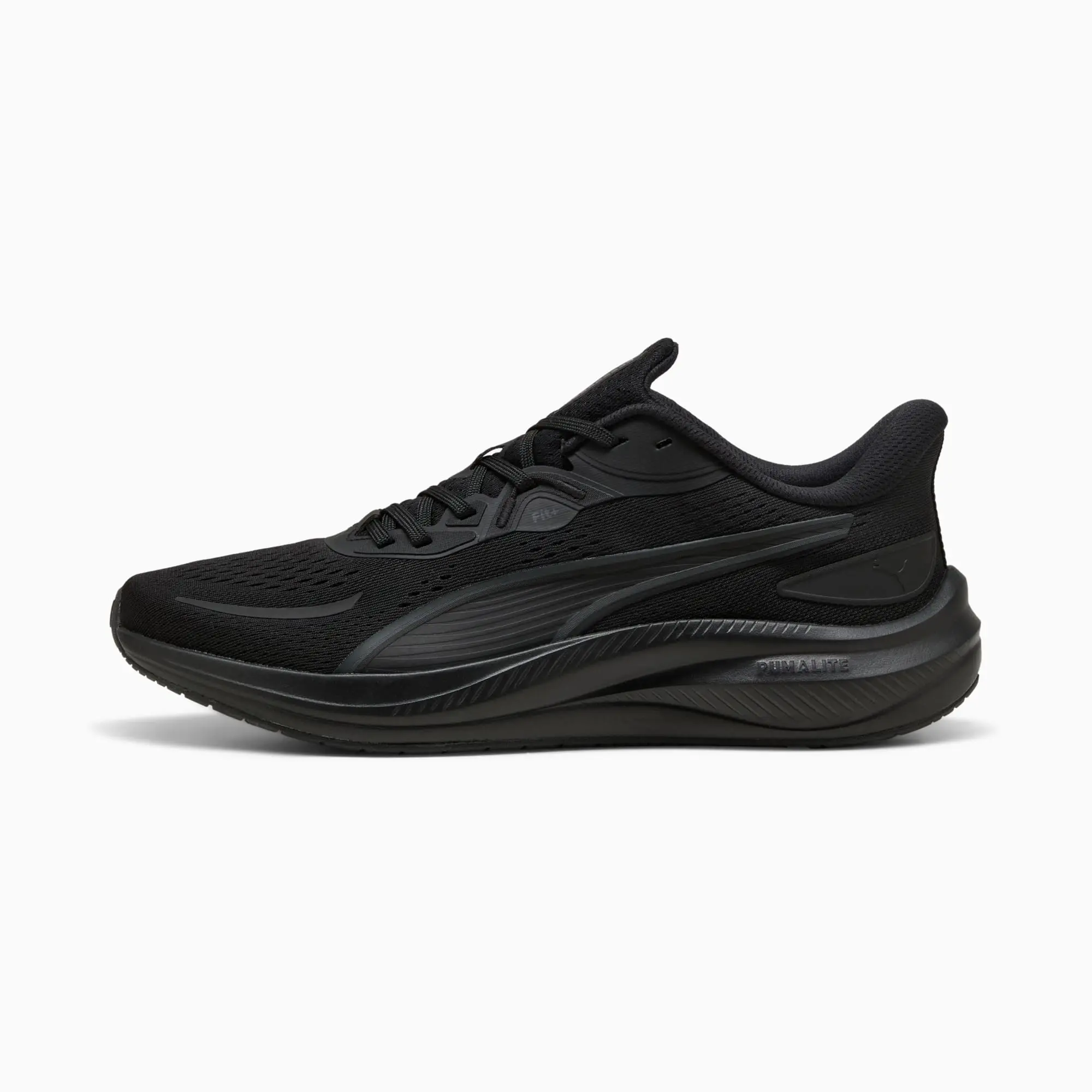 PUMA Skyrocket Lite 2 Running Shoes Unisex, Black/Matte Silver, size 10