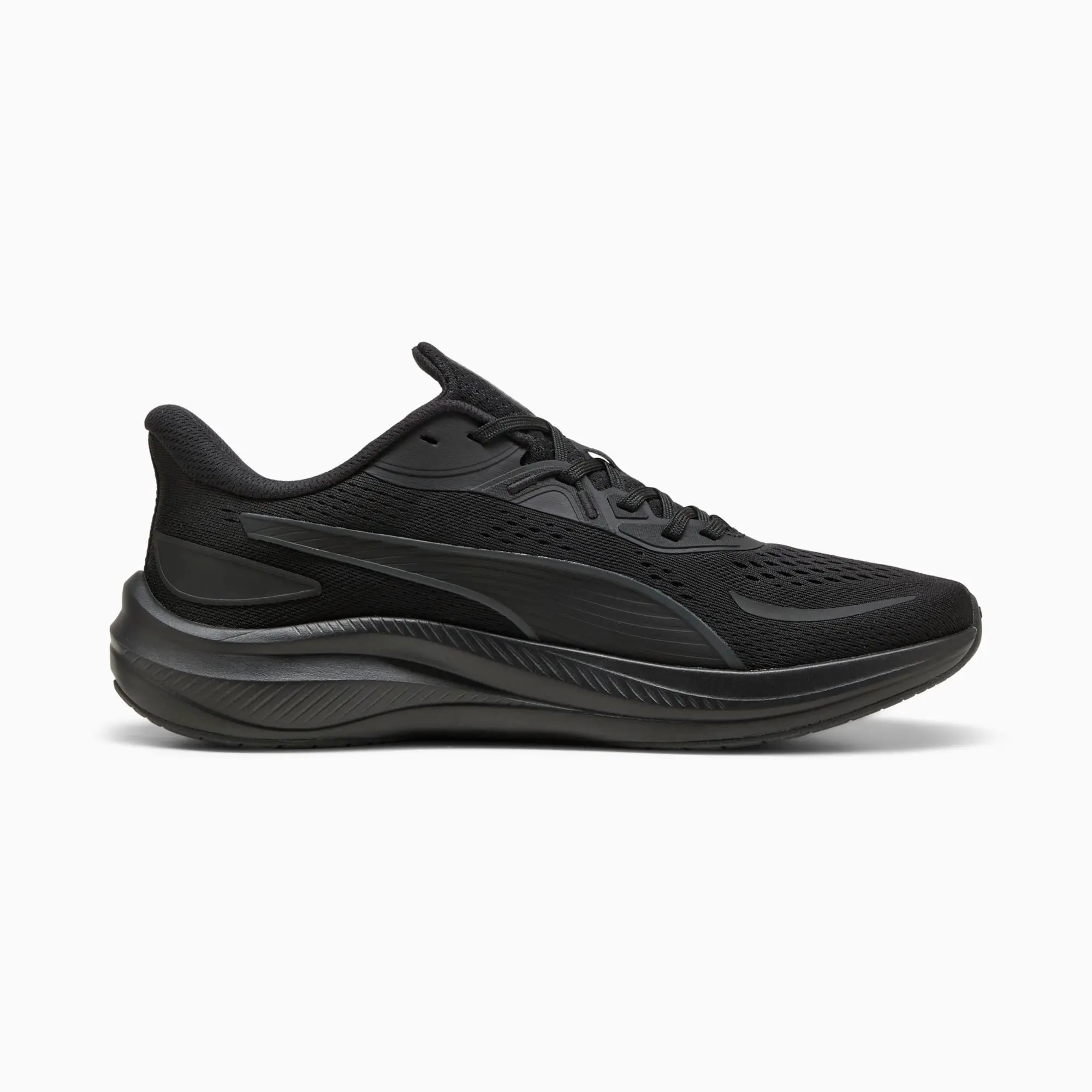 PUMA Skyrocket Lite 2 Running Shoes Unisex, Black/Matte Silver, size 10