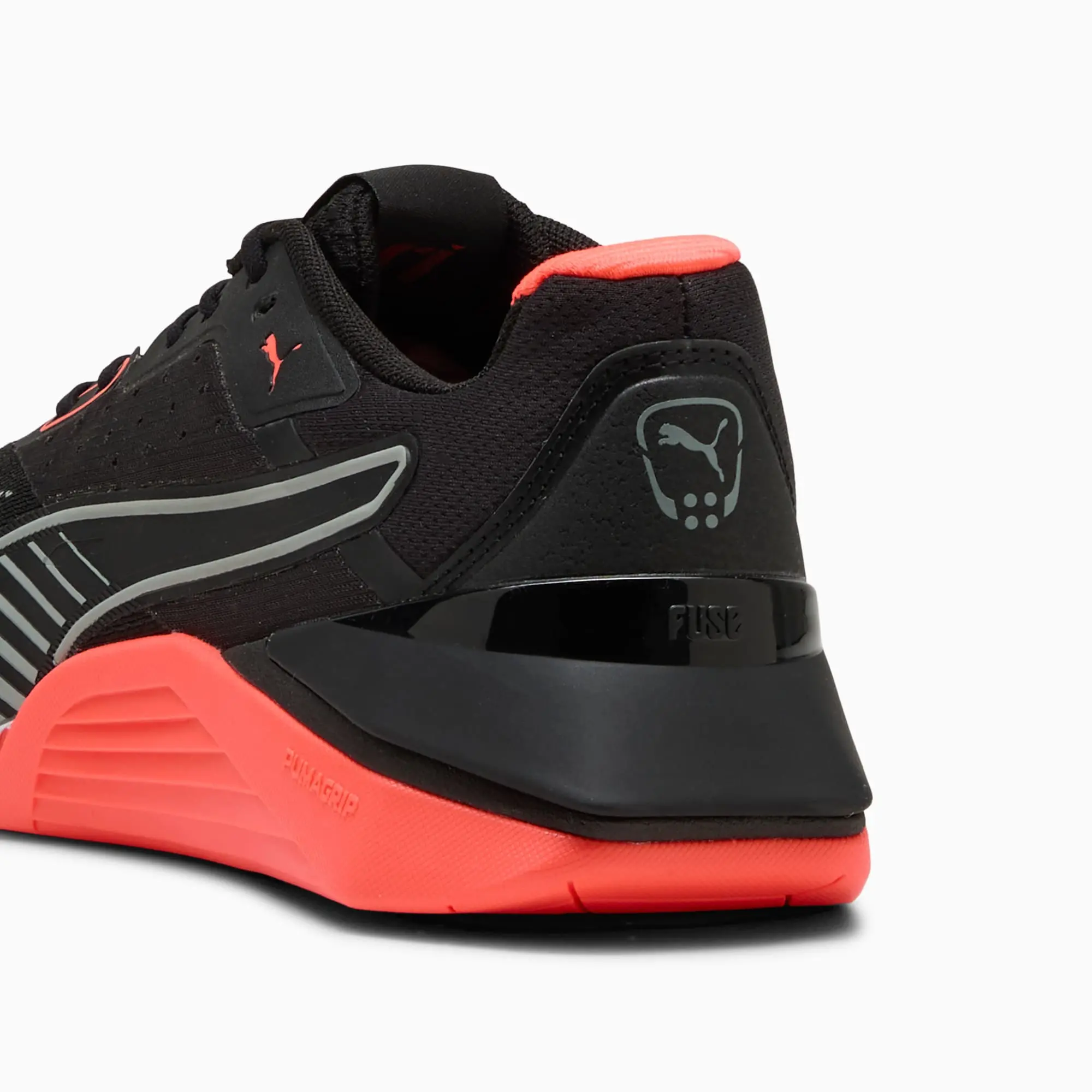 PUMA Fuse 4.0 Sneakers Unisex, Black/White/Glowing Red, size 10