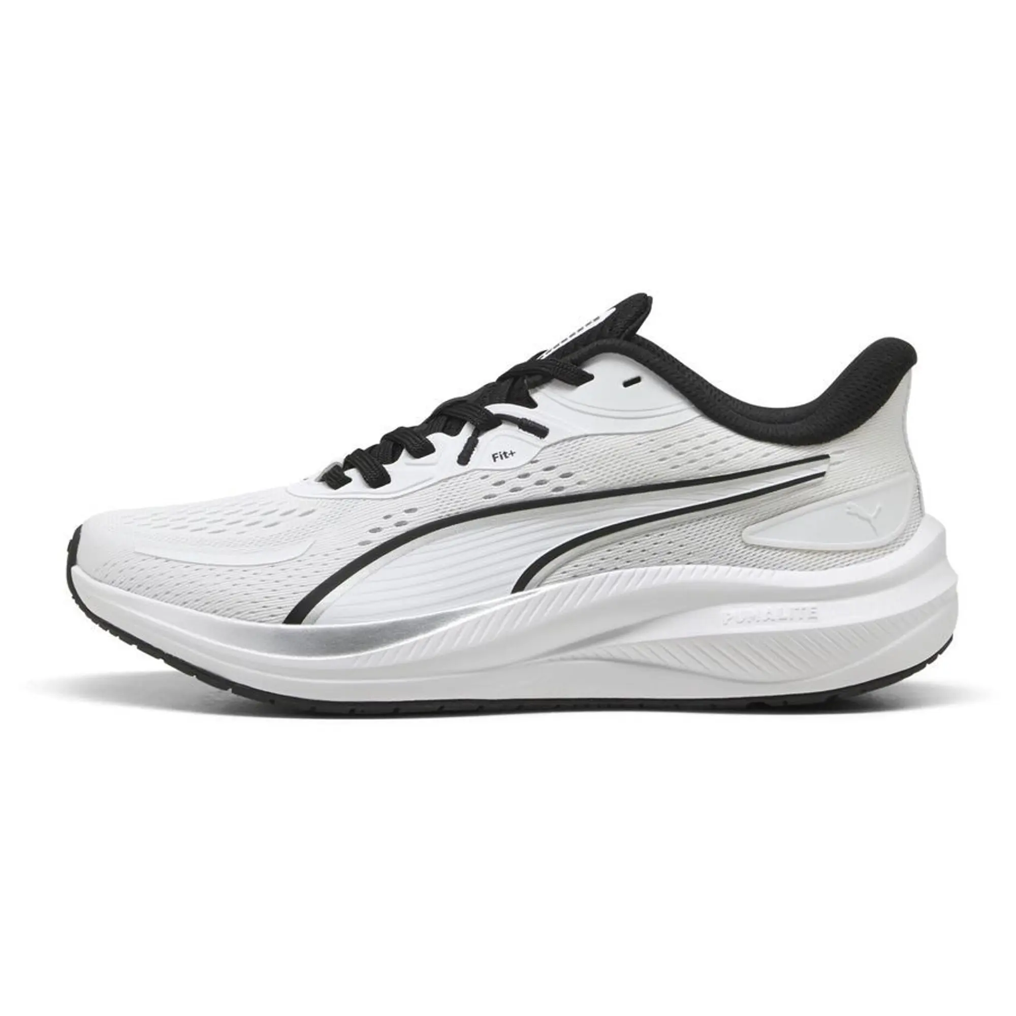 PUMA Skyrocket Lite 2 Running Shoes Unisex, White/Silver/Black, size 10