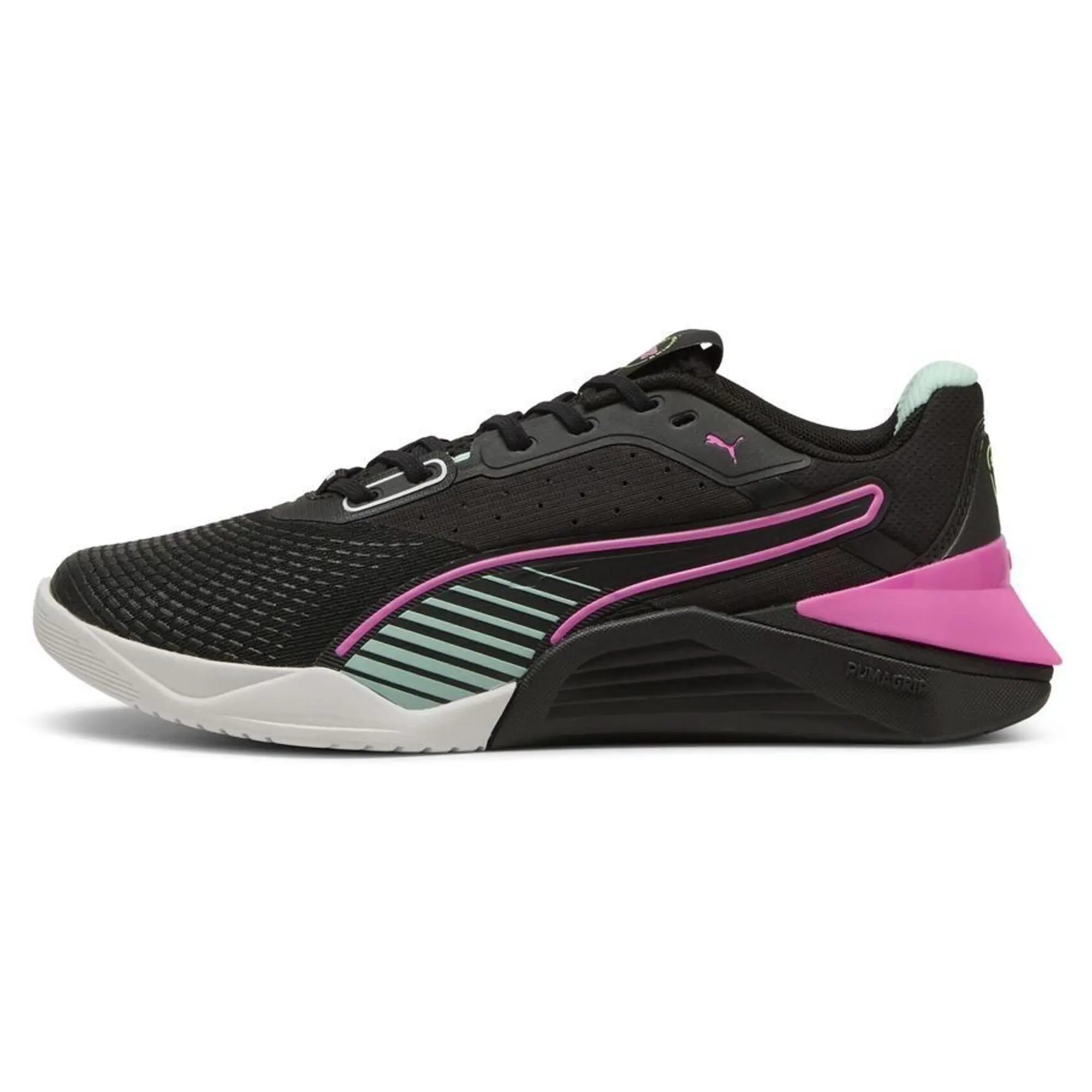 PUMA Fuse 4.0 Sneakers Women, Black/Pink Pixel/Mint Melt, size 3