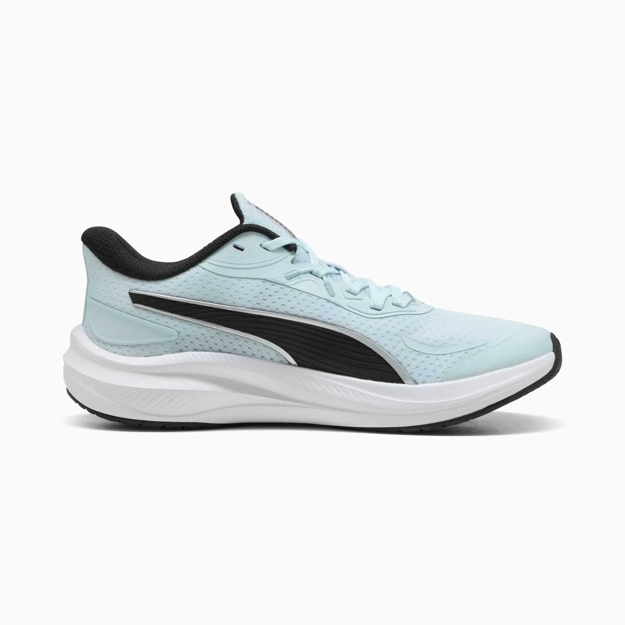 PUMA Skyrocket Lite 2 Shoes Youth, Sea Glass/Black/Speed Blue, size 3