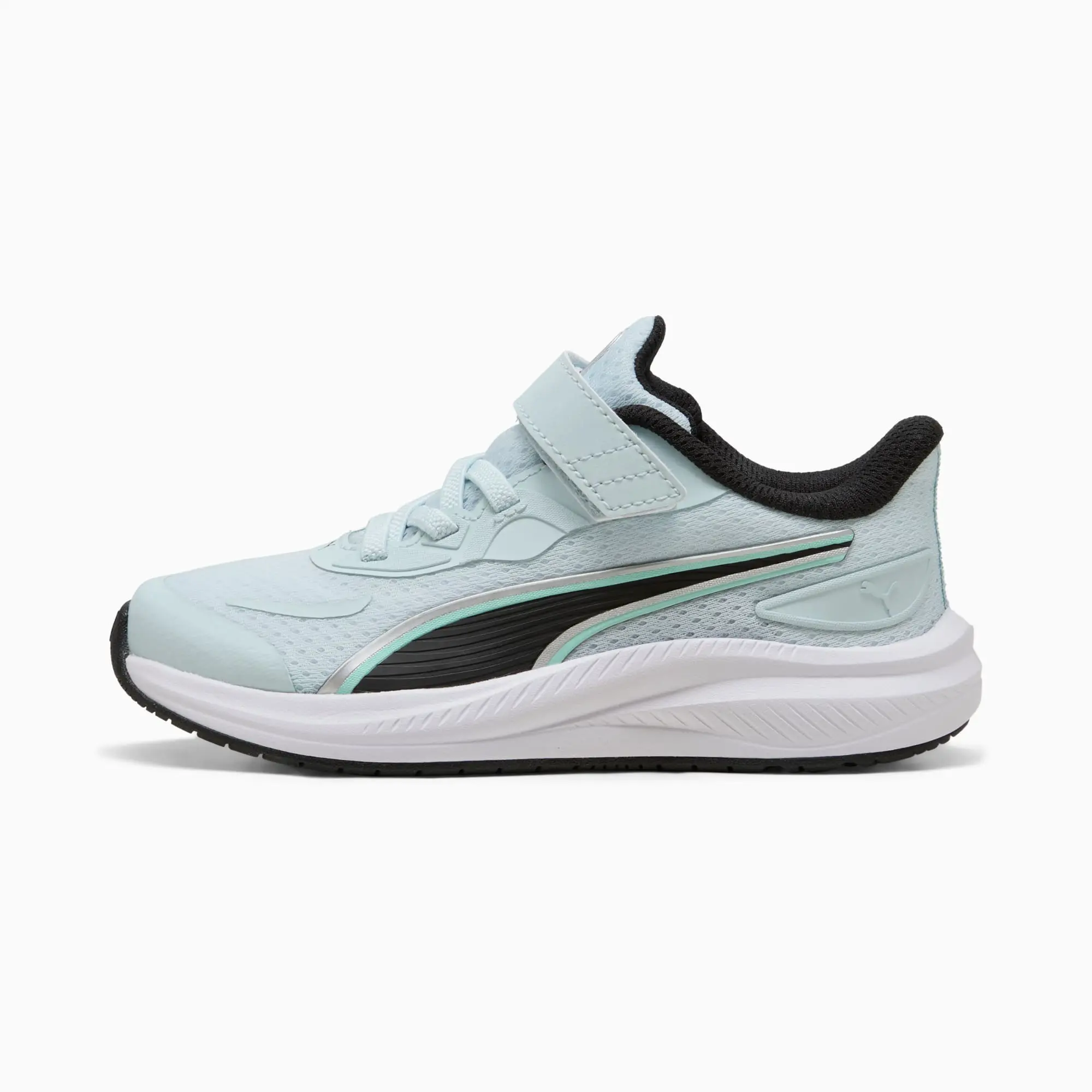 PUMA Skyrocket 2 Sneakers Kids, Sea Glass/Black/Speed Blue, size 1