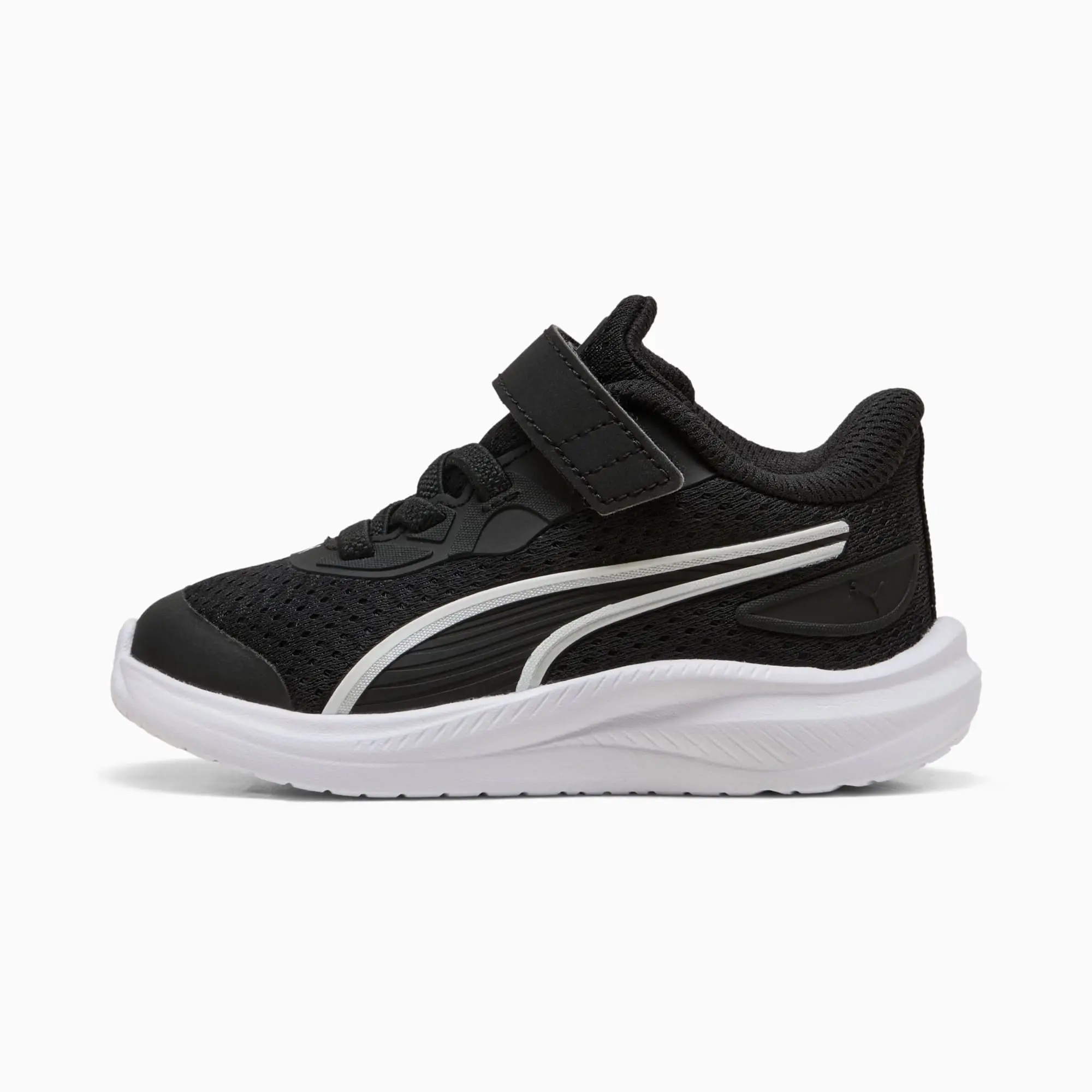 PUMA Skyrocket 2 Sneakers Toddlers, Black/White/Silver, size 3
