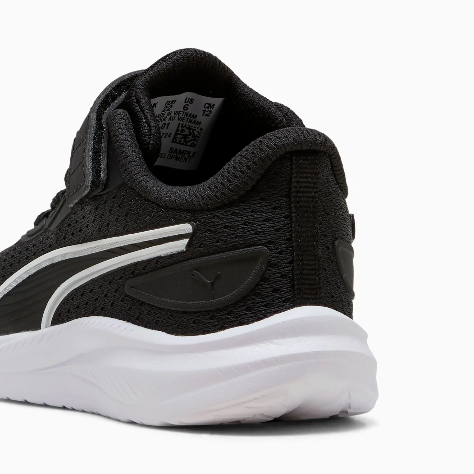 PUMA Skyrocket 2 Sneakers Toddlers, Black/White/Silver, size 3