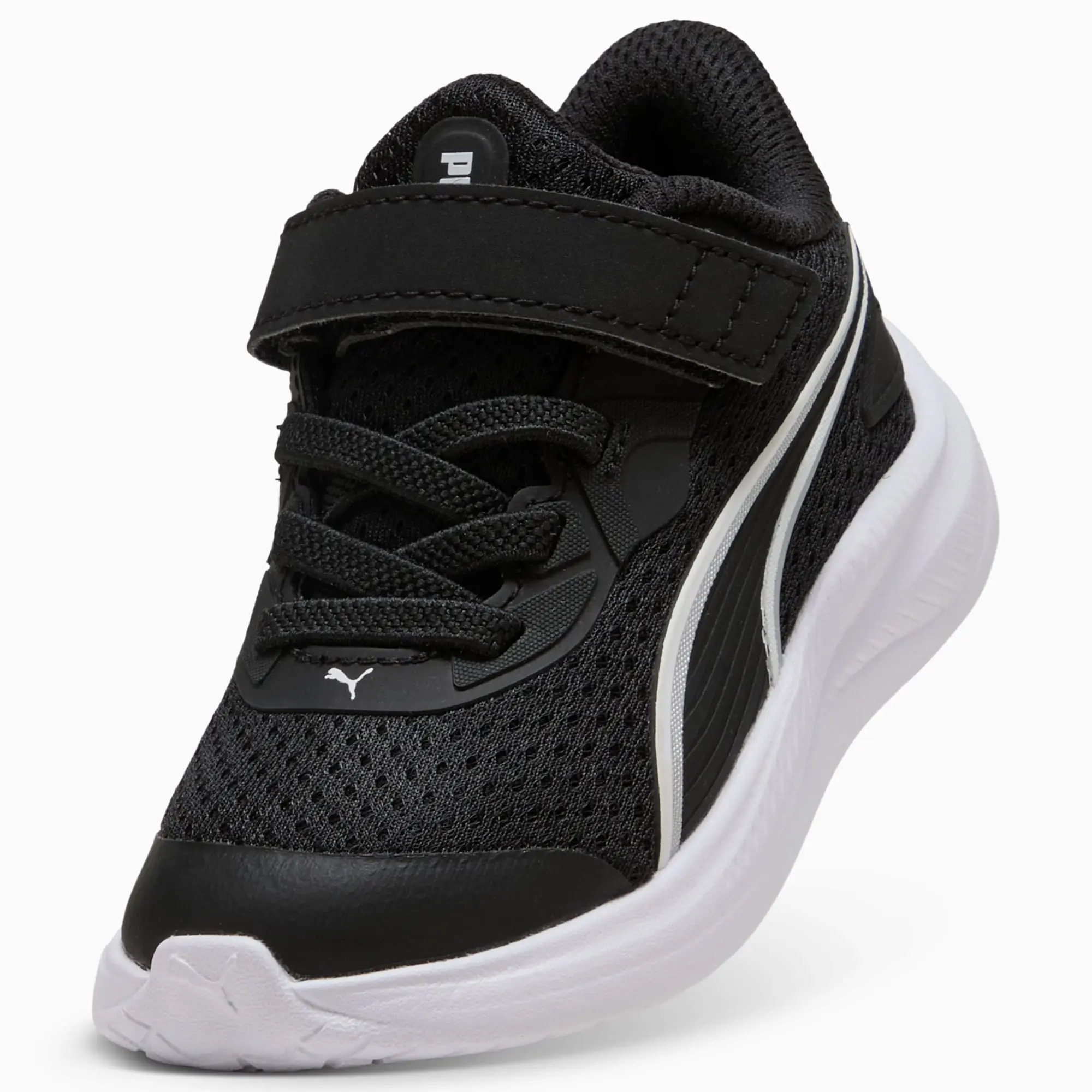 PUMA Skyrocket 2 Sneakers Toddlers, Black/White/Silver, size 3