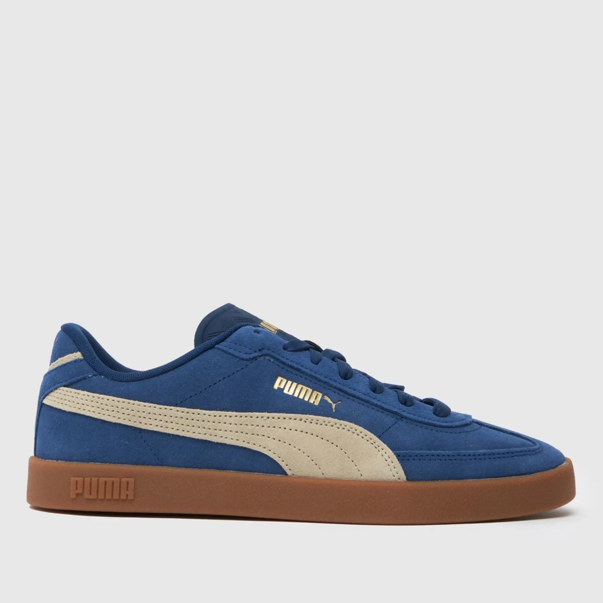 PUMA Club II Era Suede Sneakers Unisex, Persian Blue/Desert Dust, size 10