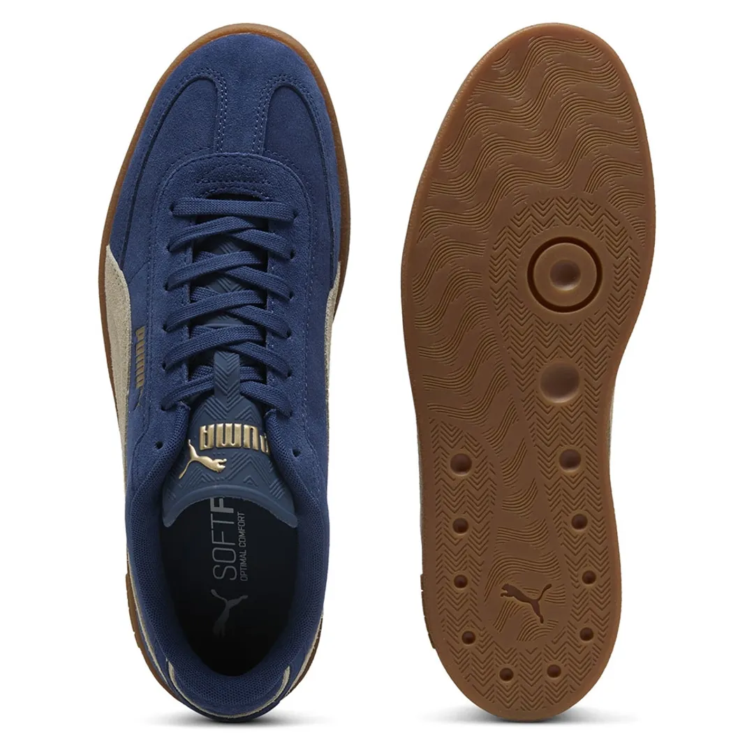 PUMA Club II Era Suede Sneakers Unisex, Persian Blue/Desert Dust