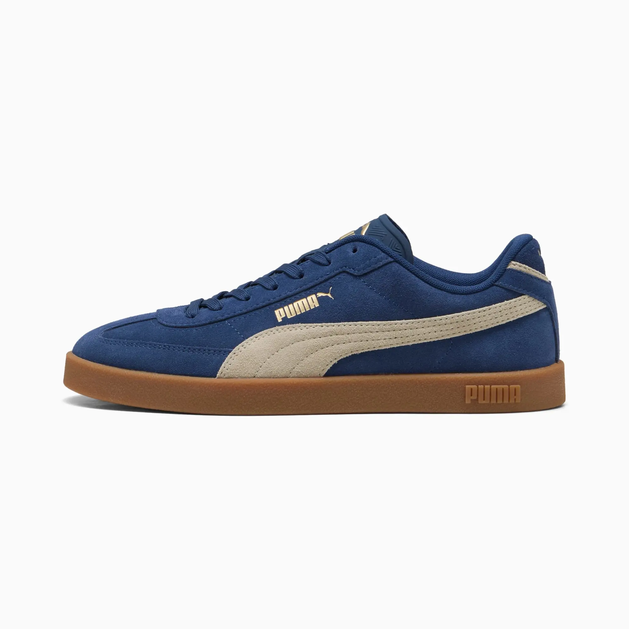 PUMA Club II Era Suede Sneakers Unisex, Persian Blue/Desert Dust, size 10