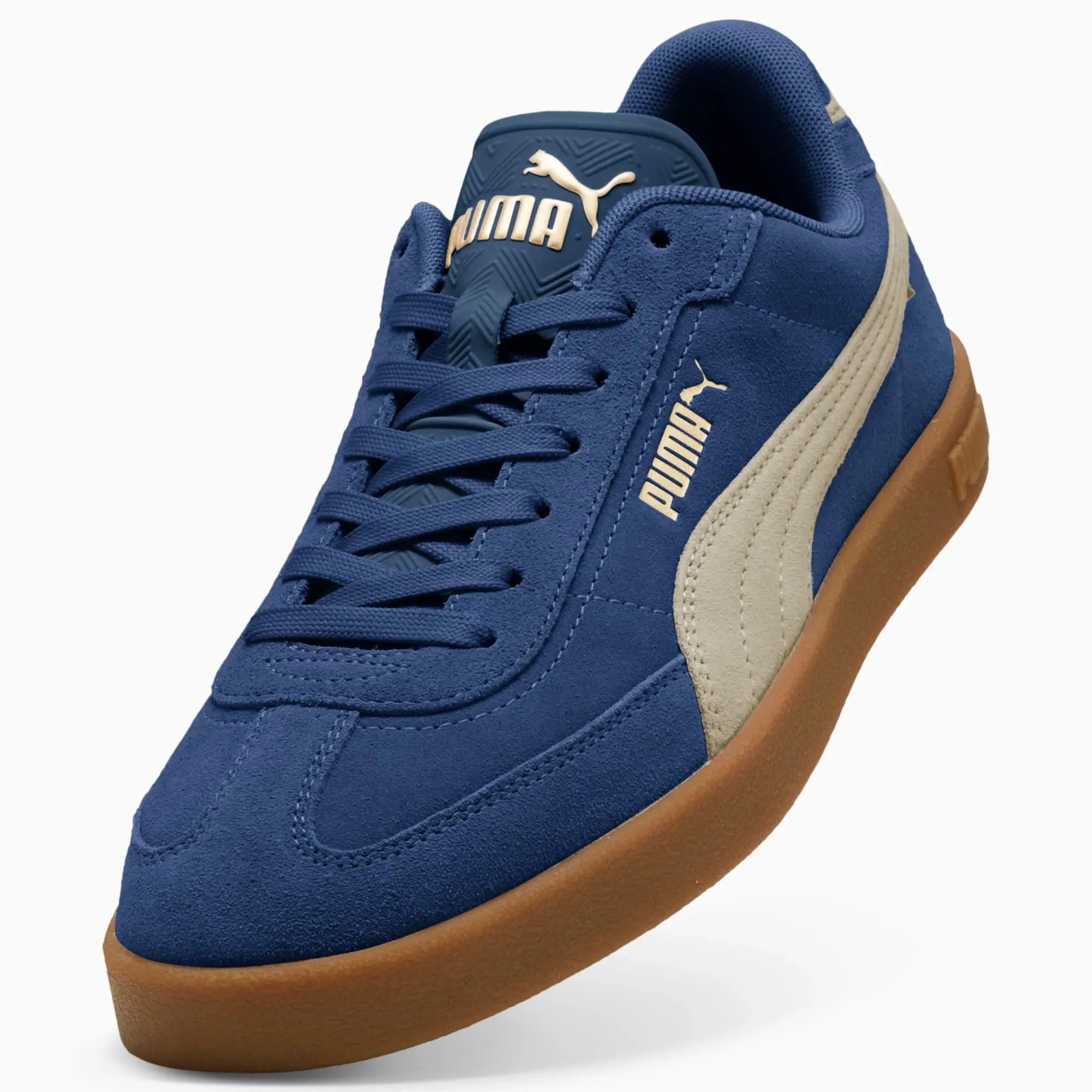PUMA Club II Era Suede Sneakers Unisex, Persian Blue/Desert Dust, size 10