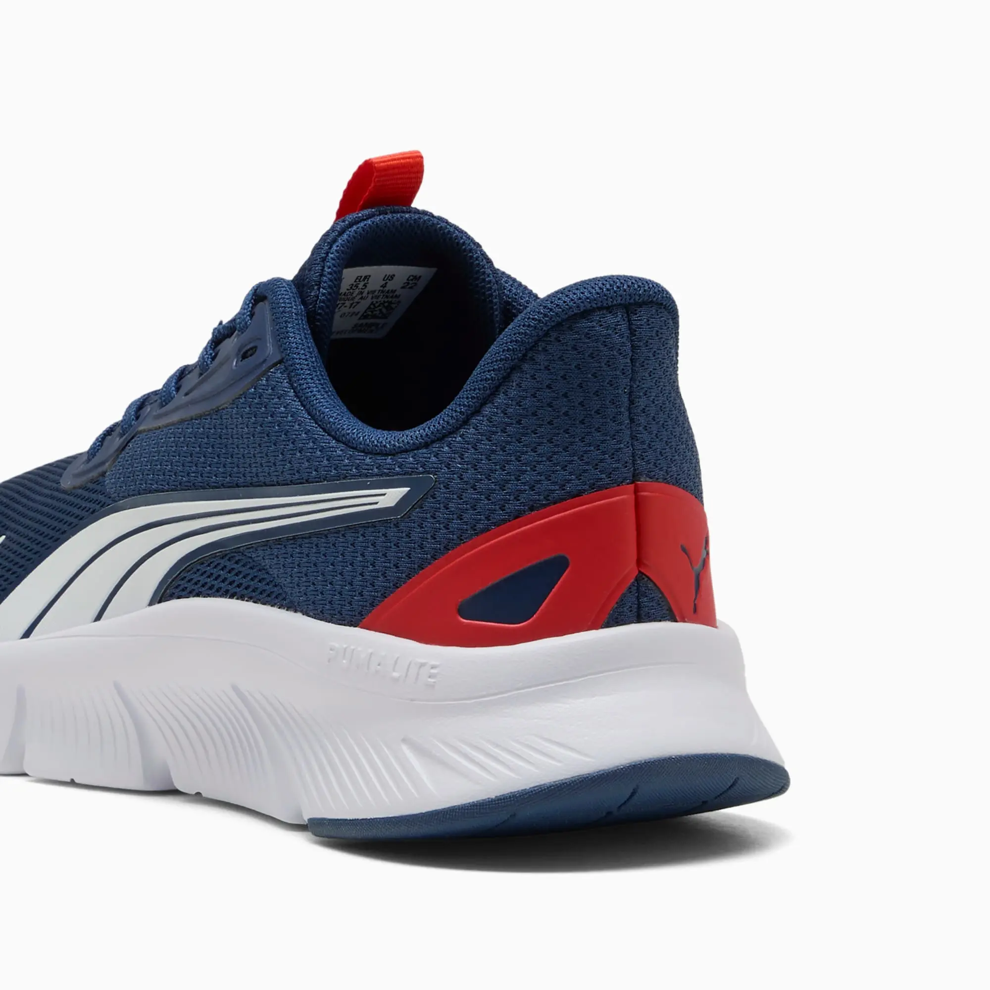 PUMA Flexfocus Lite Modern Running Shoes Youth, Persian Blue/Fierce Red/White, size 3