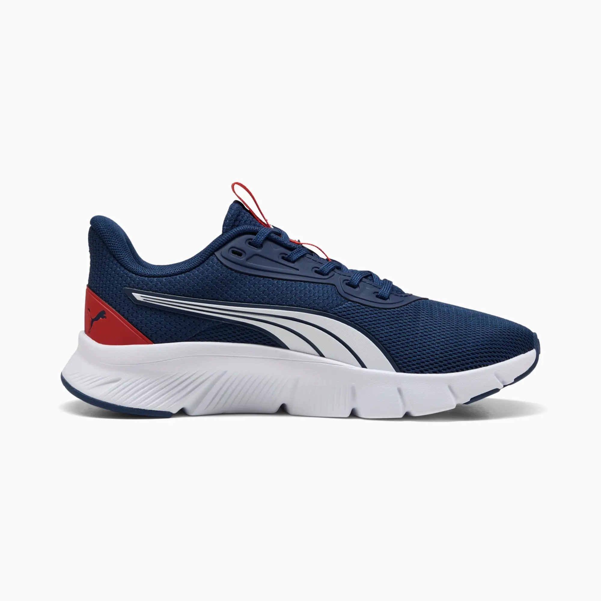 PUMA Flexfocus Lite Modern Running Shoes Youth, Persian Blue/Fierce Red/White, size 3