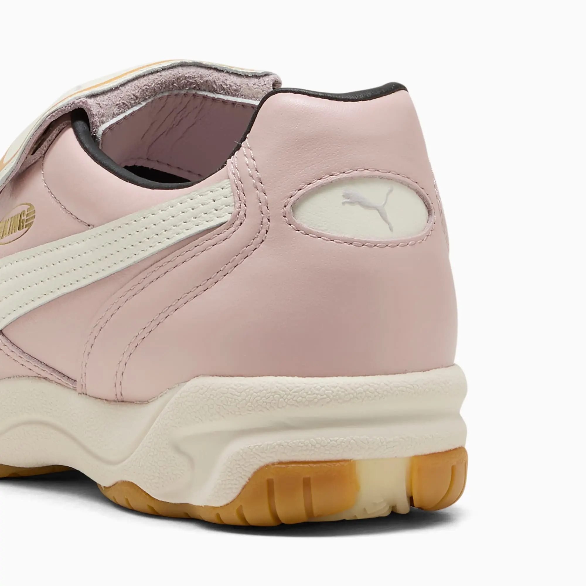 PUMA King Indoor Sneakers Unisex, Mauve Mist/Warm White, size 10