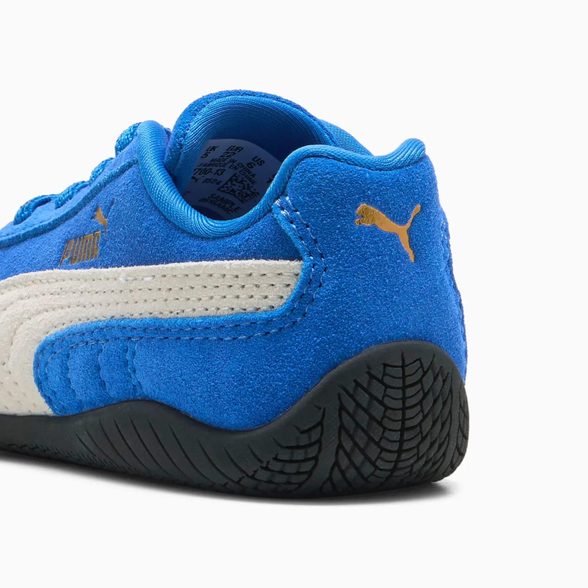 PUMA SpeedCat Sneakers Toddler, Mountain Blue/Frosted Ivory, size 3