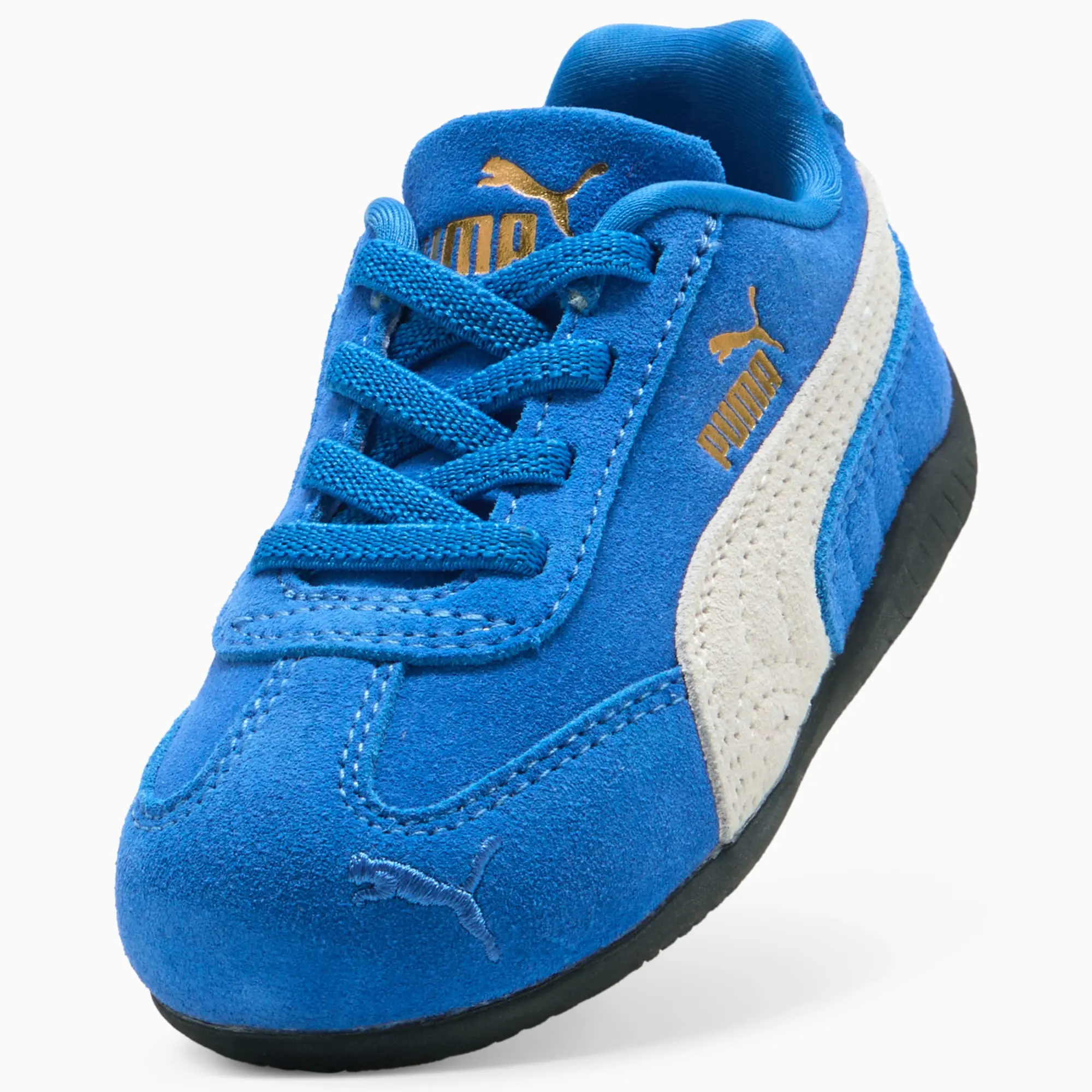 PUMA SpeedCat Sneakers Toddler, Mountain Blue/Frosted Ivory, size 3