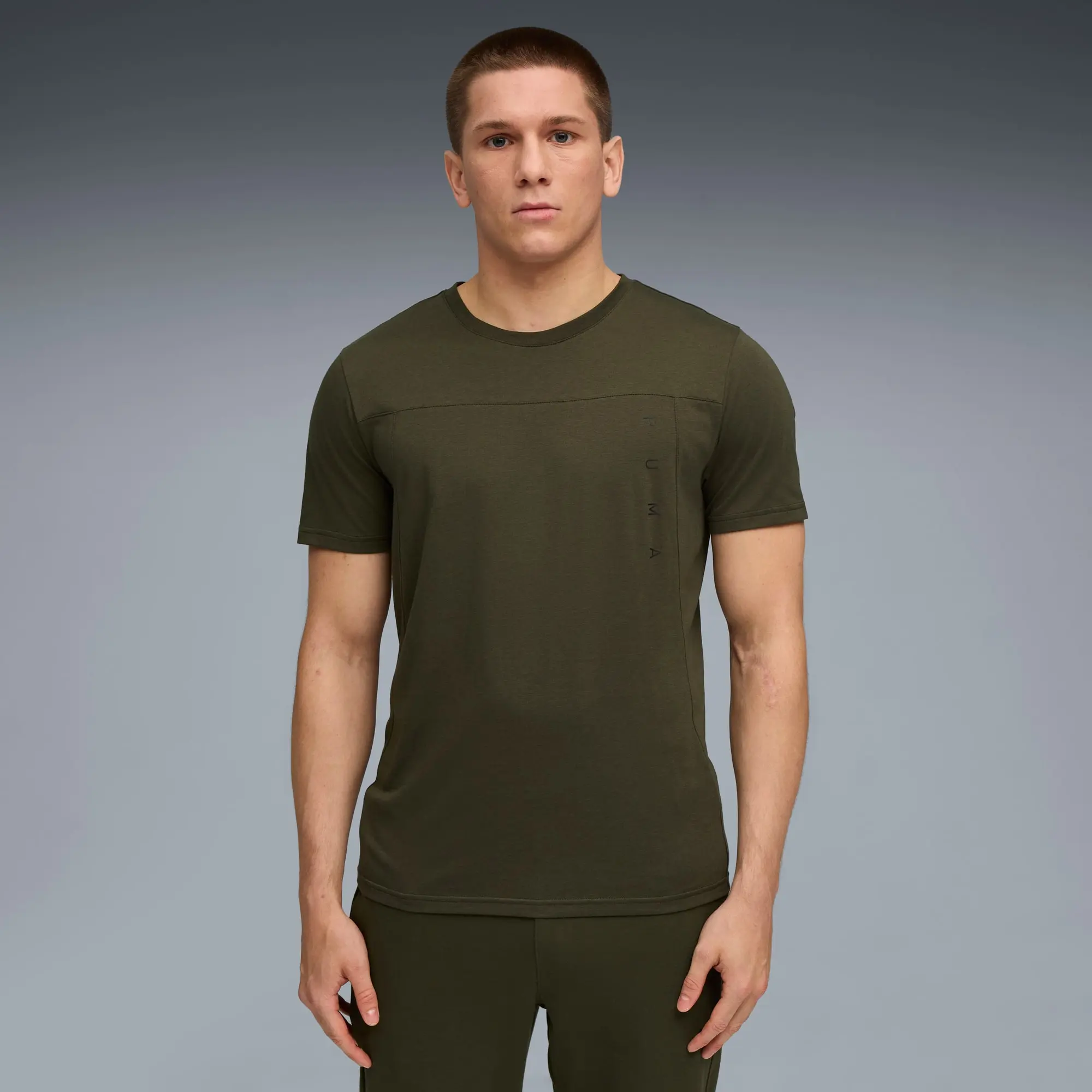 PUMA Tad Tech Triblend T-Shirt Men, Dark Olive, size 3XL