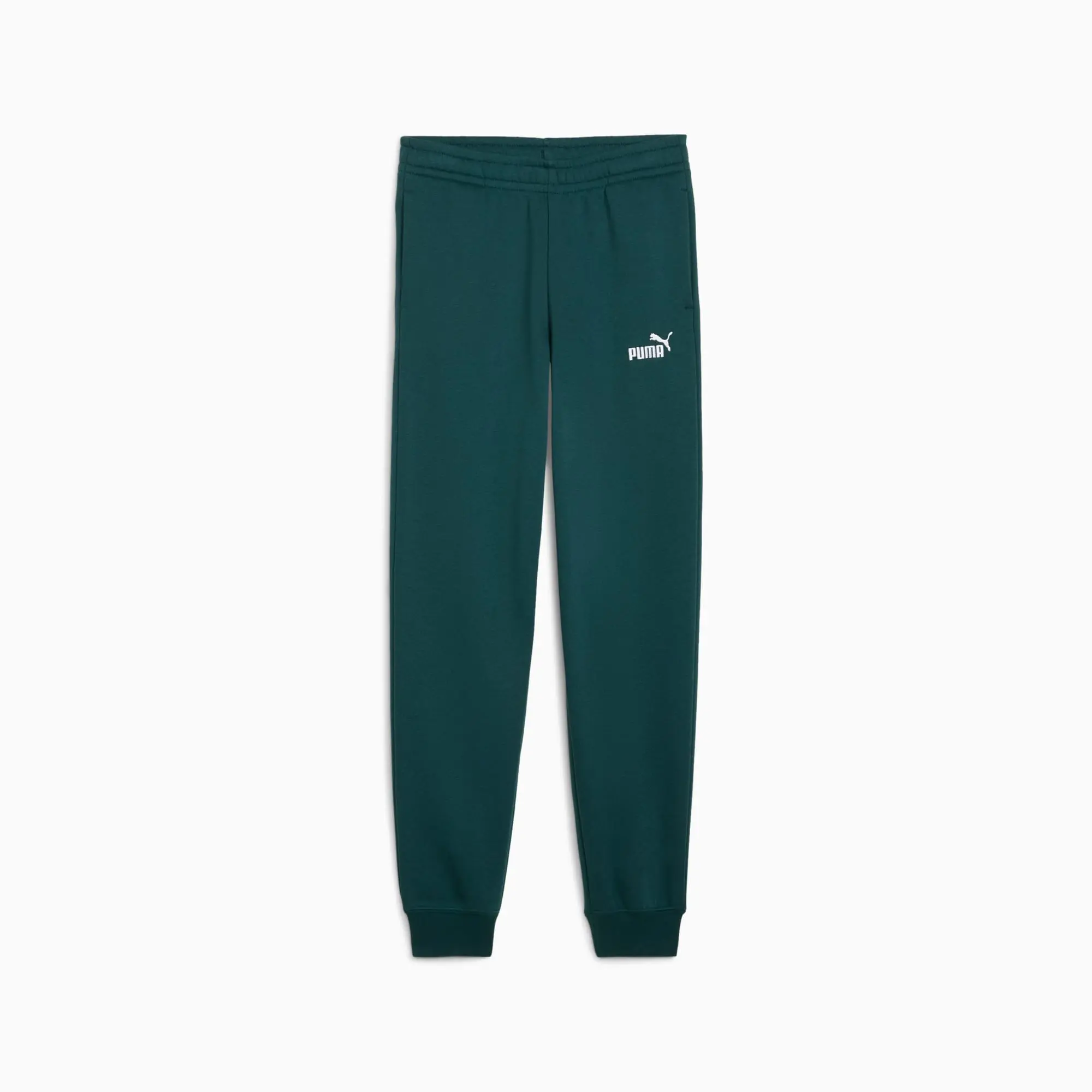 PUMA Ess No. 1 Logo Fleece Sweatpants Youth, Green Terrain, size 11-12 Youth