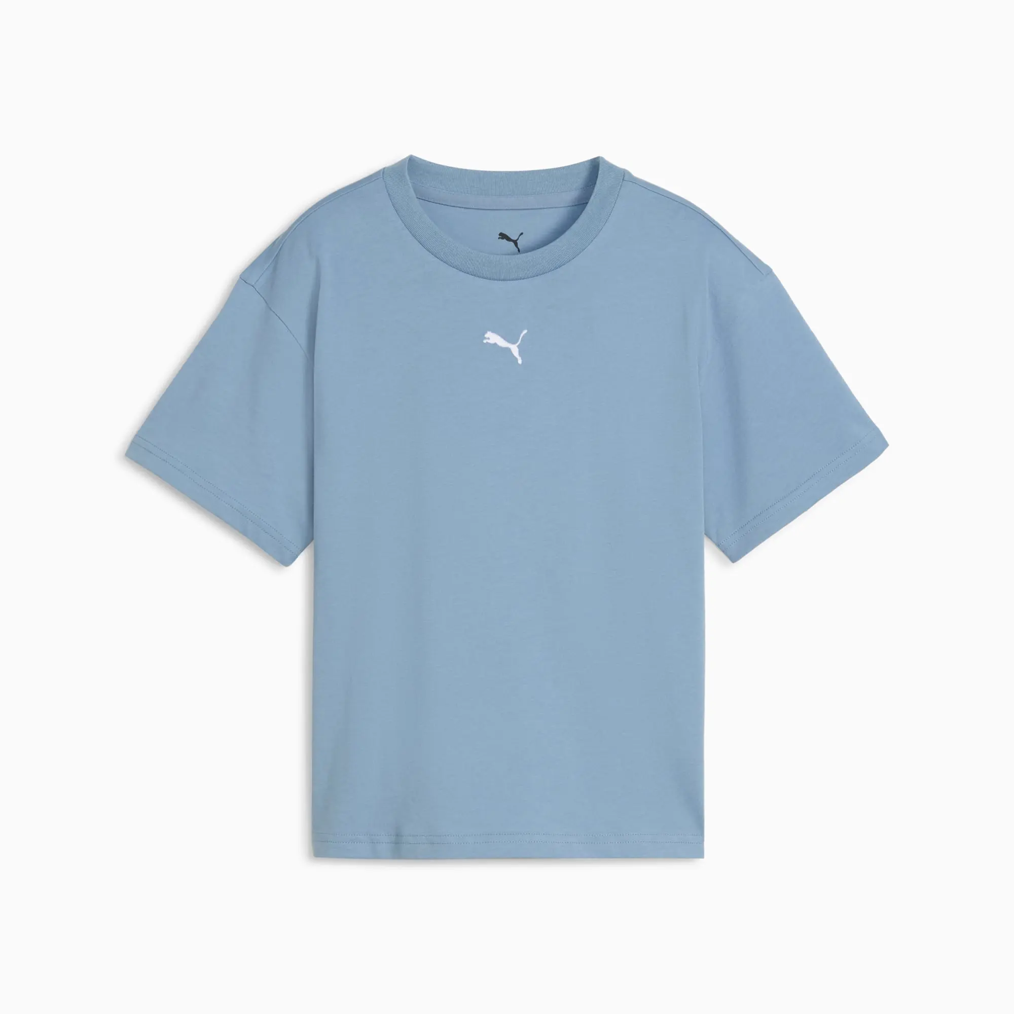 PUMA Essentials Boxy T-Shirt Youth, Cool Blue, size 11-12 Youth