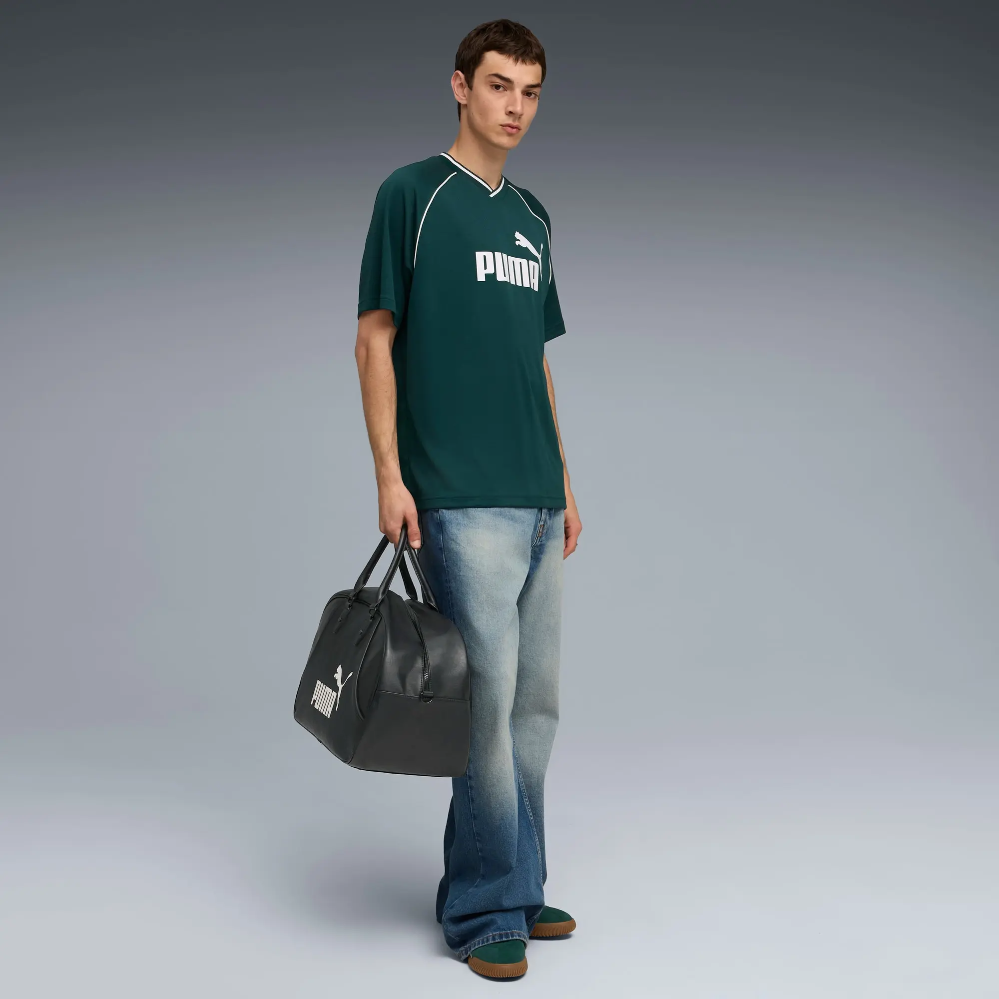 PUMA Essentials Football Jersey Men, Green Terrain, size 3XL